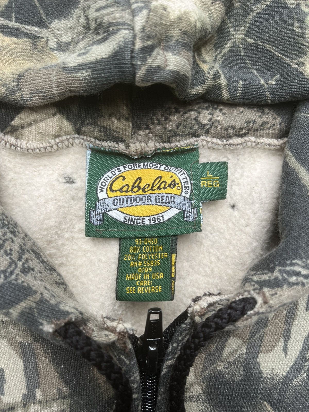 Mossy Oaks × Realtree Vintage Y2K Realtree Camo Zip Up Hoodie Size US L / EU 52-54 / 3 - 2 Thumbnail