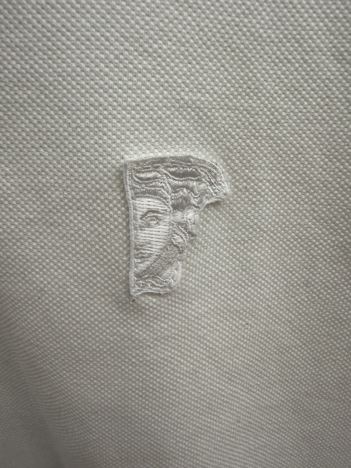 Versace Versace Collection Medusa Logo White Polo Shirt Size US L / EU 52-54 / 3 - 3 Thumbnail