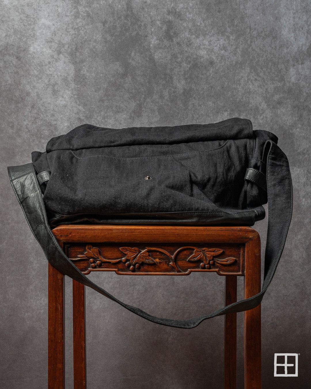 Yohji Yamamoto Yohji Yamamoto Pour Homme AW24 Katsuragi Denim Shoulder Bag Size ONE SIZE - 4 Thumbnail