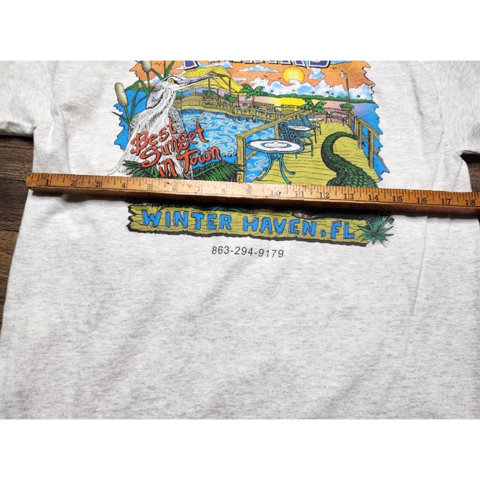 Gildan VINTAGE Gildan Graphic T Shirt Mens M Gray 90s Old Man Frank's Double Sided Pocket Size US M / EU 48-50 / 2 - 4 Thumbnail