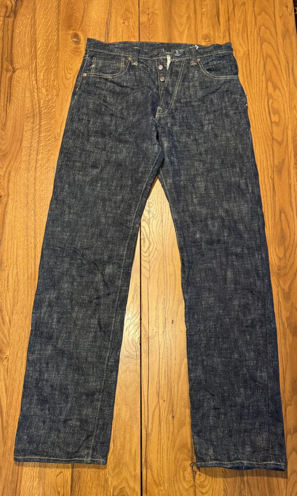 SAMURAI S3000XX17OZ-SDS MURASAME SLUBBY 17OZ INDIGO JEANS
