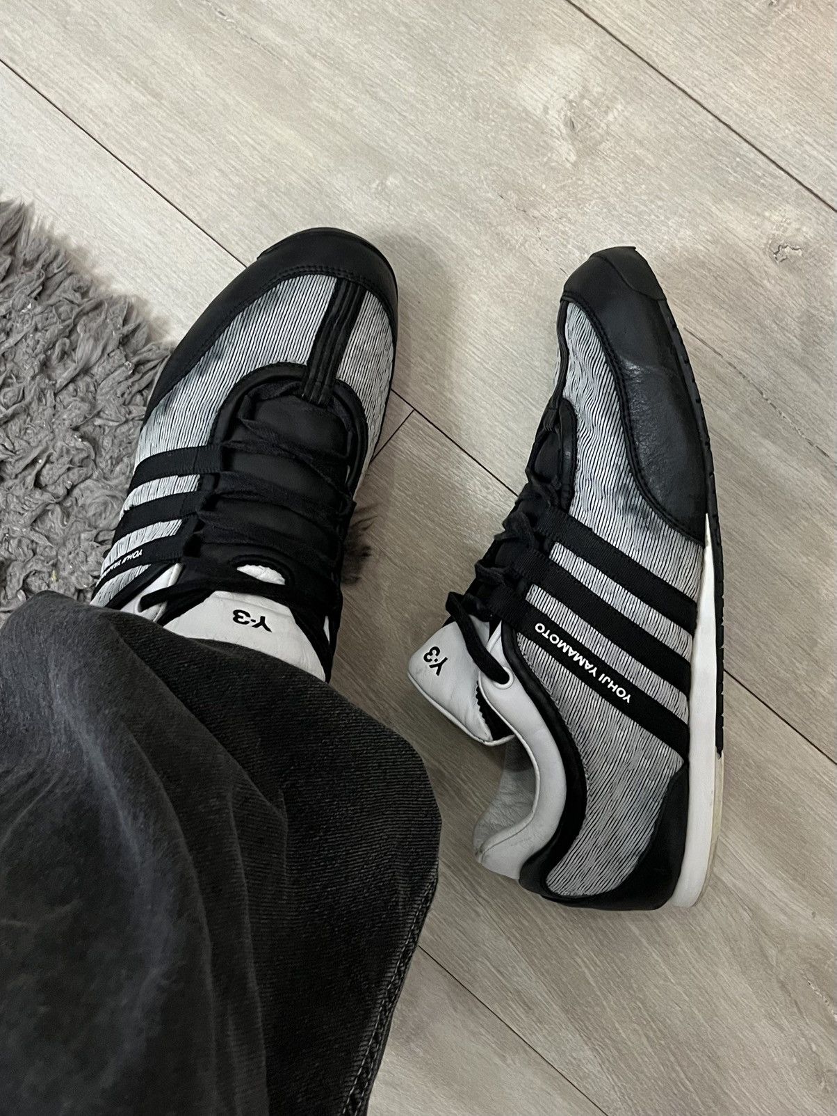 Yohji Yamamoto 🔥00's Adidas Yohji Yamamoto Y-3 Vintage Y2k Sneakers Size US 8.5 / EU 41-42 - 2 Thumbnail