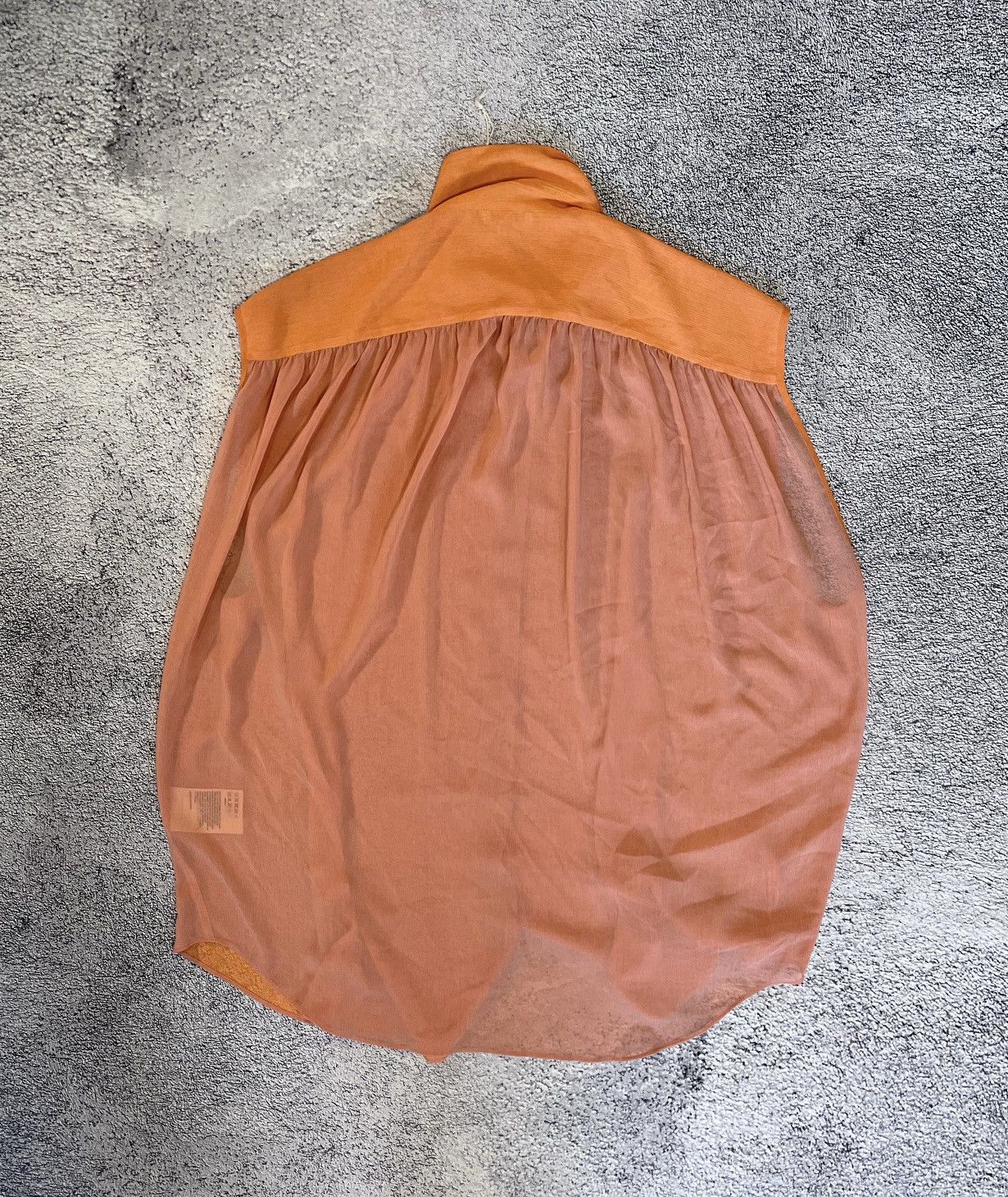 Acne Studios Acne Studios Scallop Contr PSS13 Sleeveless Sheer Blouse Size M / US 6-8 / IT 42-44 - 2 Thumbnail