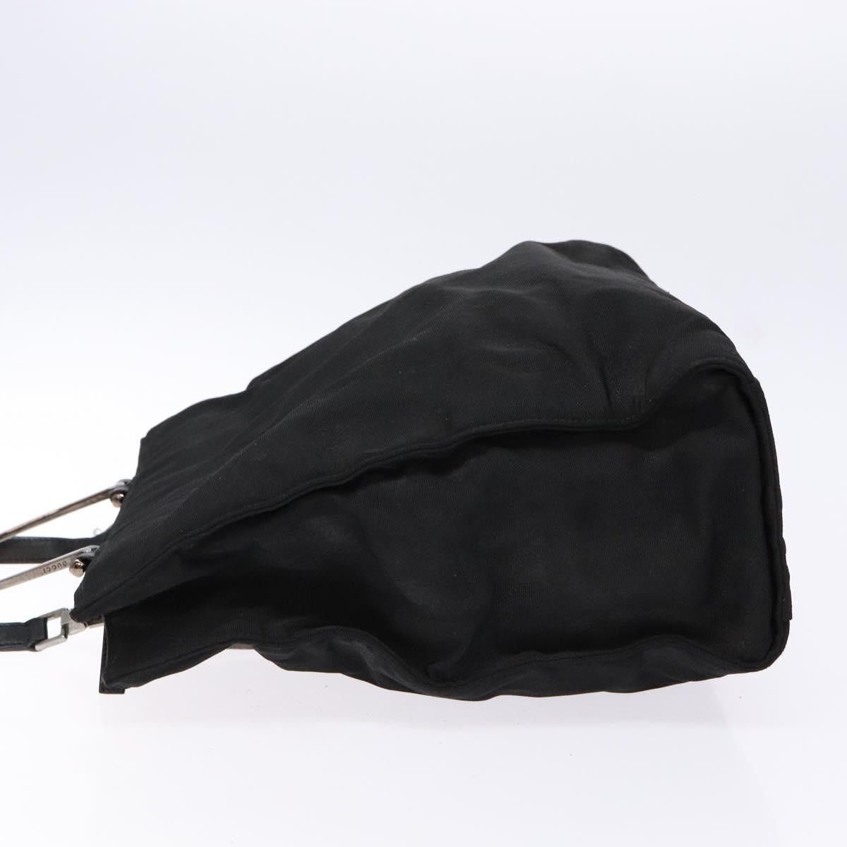Gucci GUCCI Hand Bag Nylon Black Silver 002 1028 002 1028 Size ONE SIZE - 5 Thumbnail