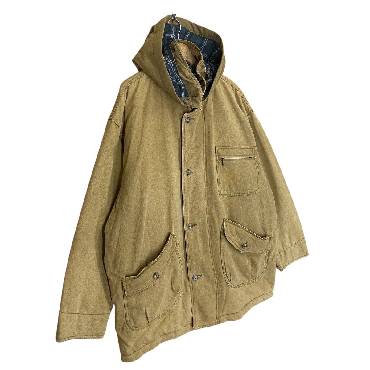 Japanese Brand Vintage 90s Park Killer Duck Canvas Hoodie Jacket Size US XL / EU 56 / 4 - 2 Thumbnail