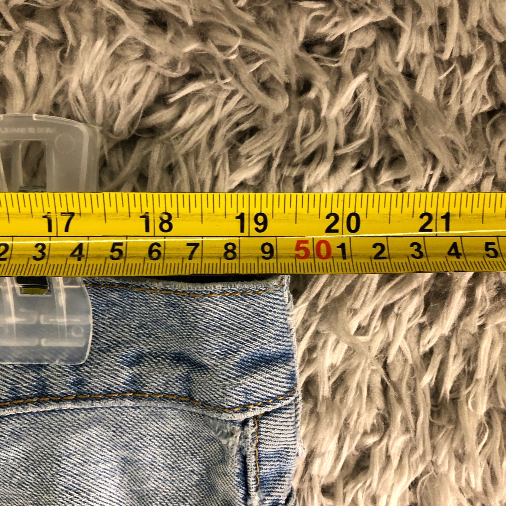 Levi's Levi's 550 Jeans Straight Denim Blue Medium Wash Mens 40x30 Mid Rise 5-Pocket Regular Inseam 30" Size US 40 / EU 56 - 2 Thumbnail