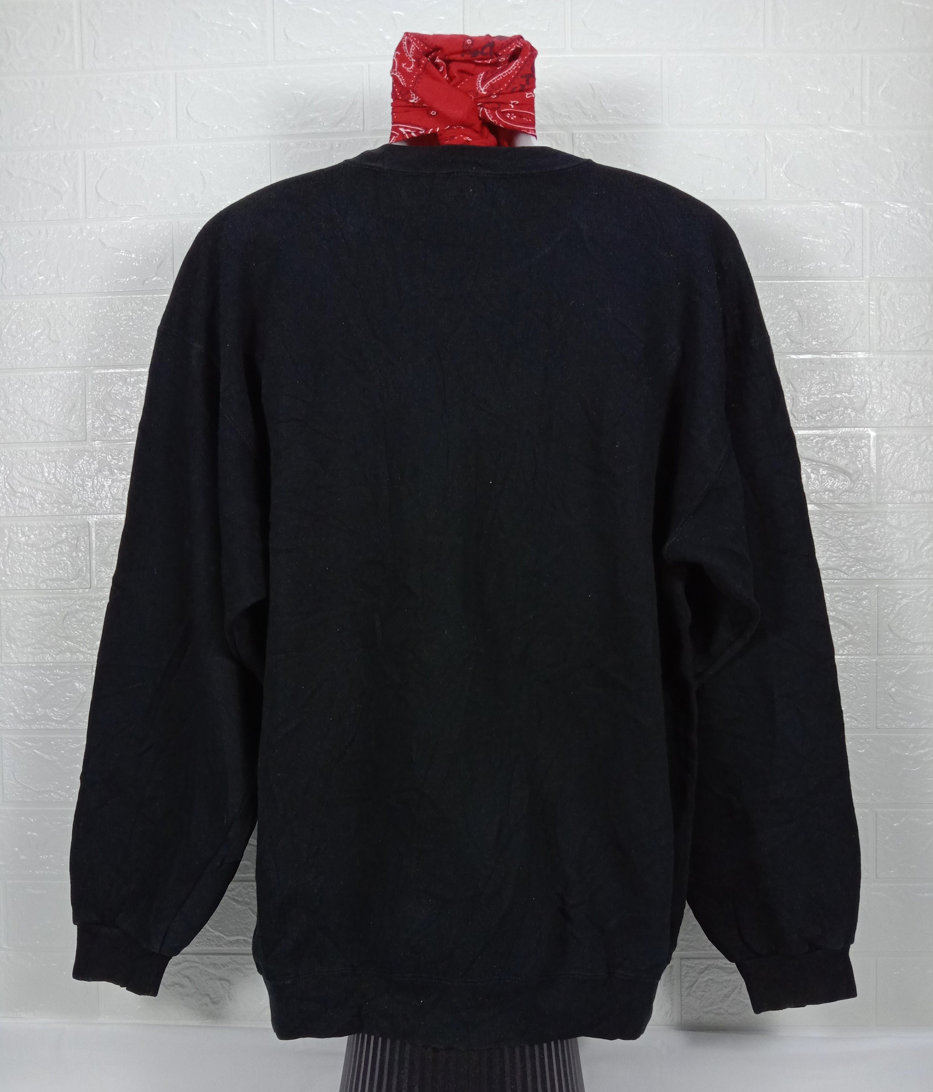 DKNY Vintage DKNY Big Logo Black Sweatshirt Size US XL / EU 56 / 4 - 4 Thumbnail