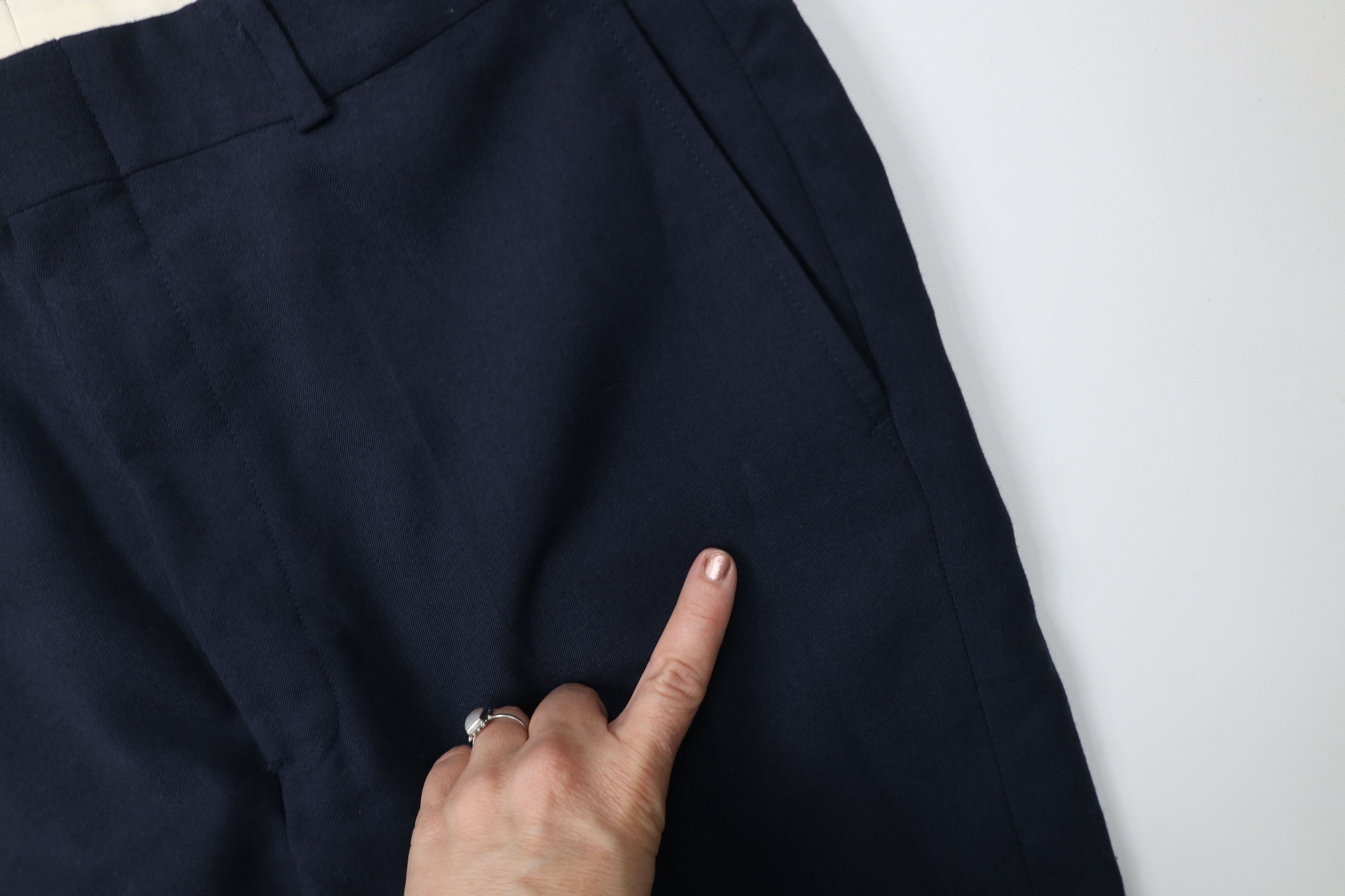 Vintage Vintage 90s Streetwear Wool Blend Knit Wide Leg Chino Pants Size US 36 / EU 52 - 6 Thumbnail