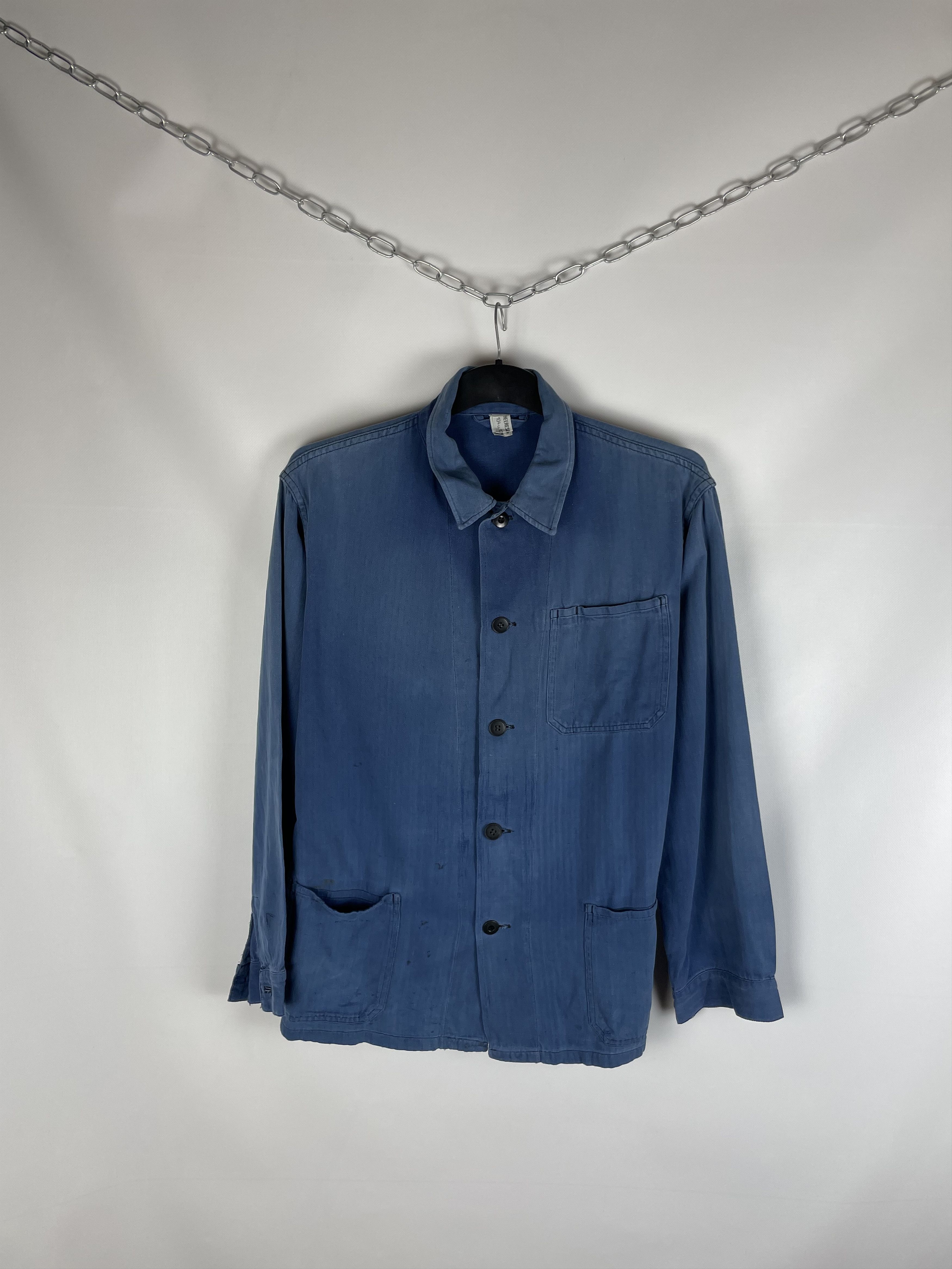 Japanese Brand Vintage 80s work jacket Size US L / EU 52-54 / 3 - 1 Thumbnail