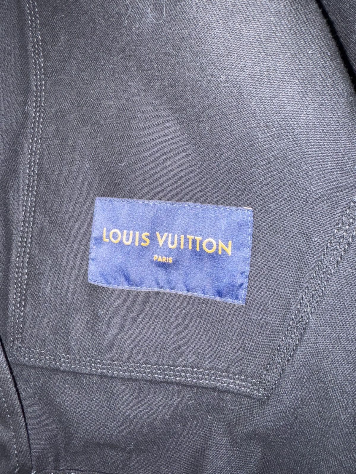 Louis Vuitton Louis Vuitton Monogram Detail Hooded Denim Jacket Size US M / EU 48-50 / 2 - 7 Thumbnail