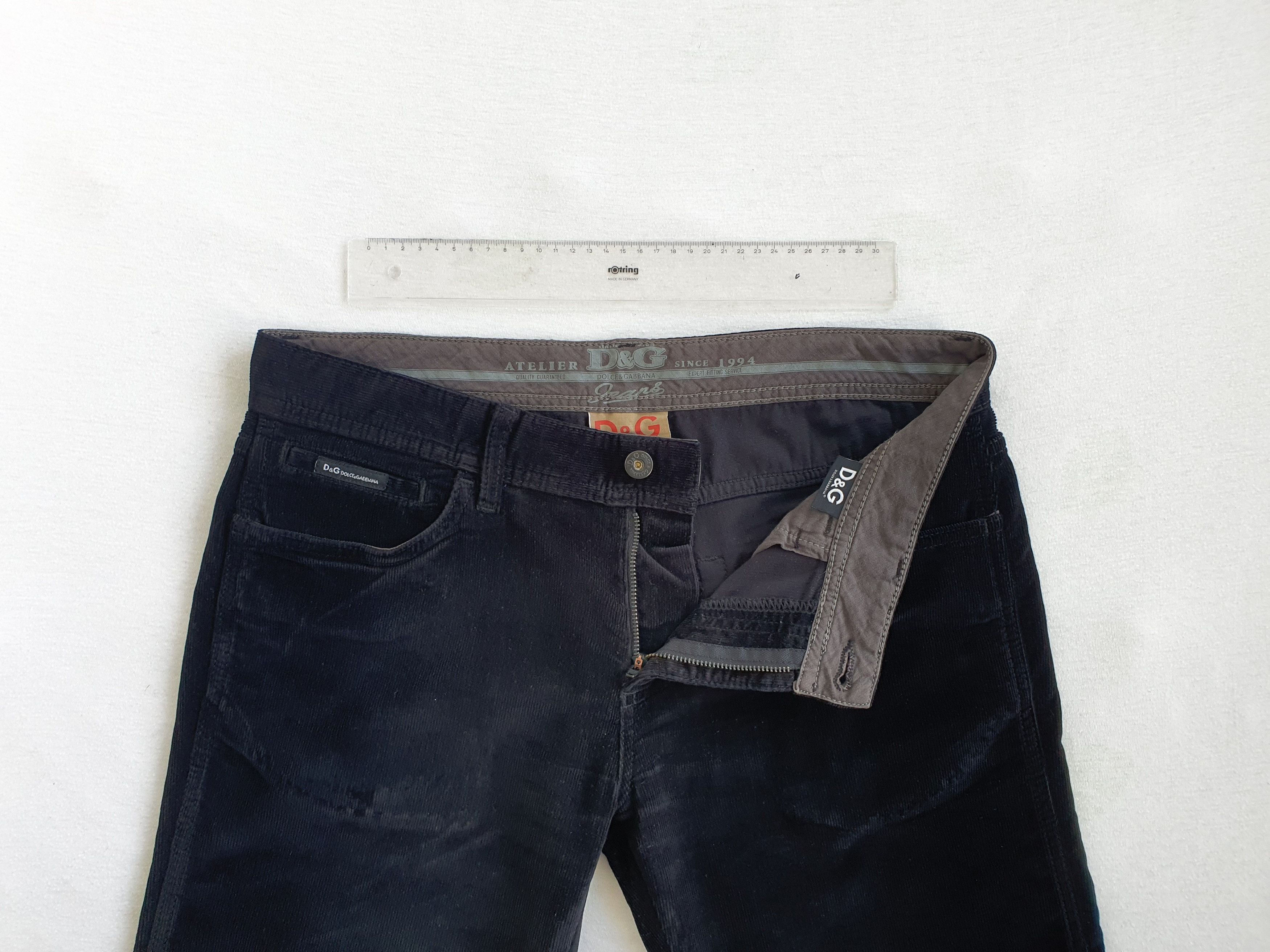 Dolce & Gabbana Vintage Corduroy Pants Trousers Jeans - AUDACIOUS (Y2K) Size US 34 / EU 50 - 4 Thumbnail