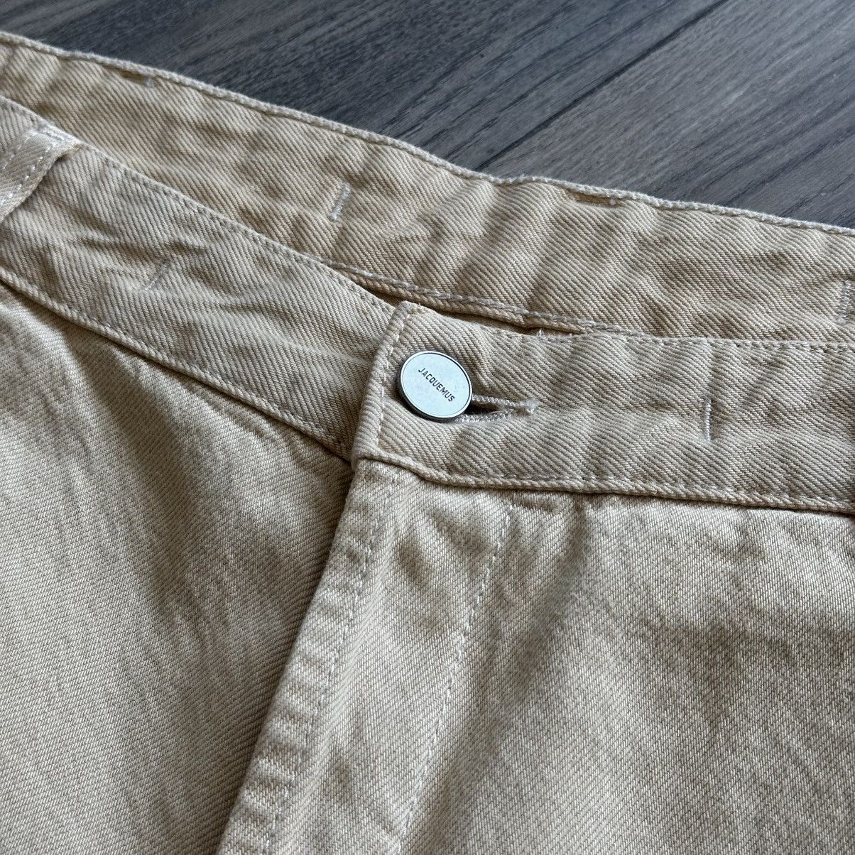 Jacquemus JACQUEMUS Beige Loose Fit Denim Pants Size US 34 / EU 50 - 3 Thumbnail