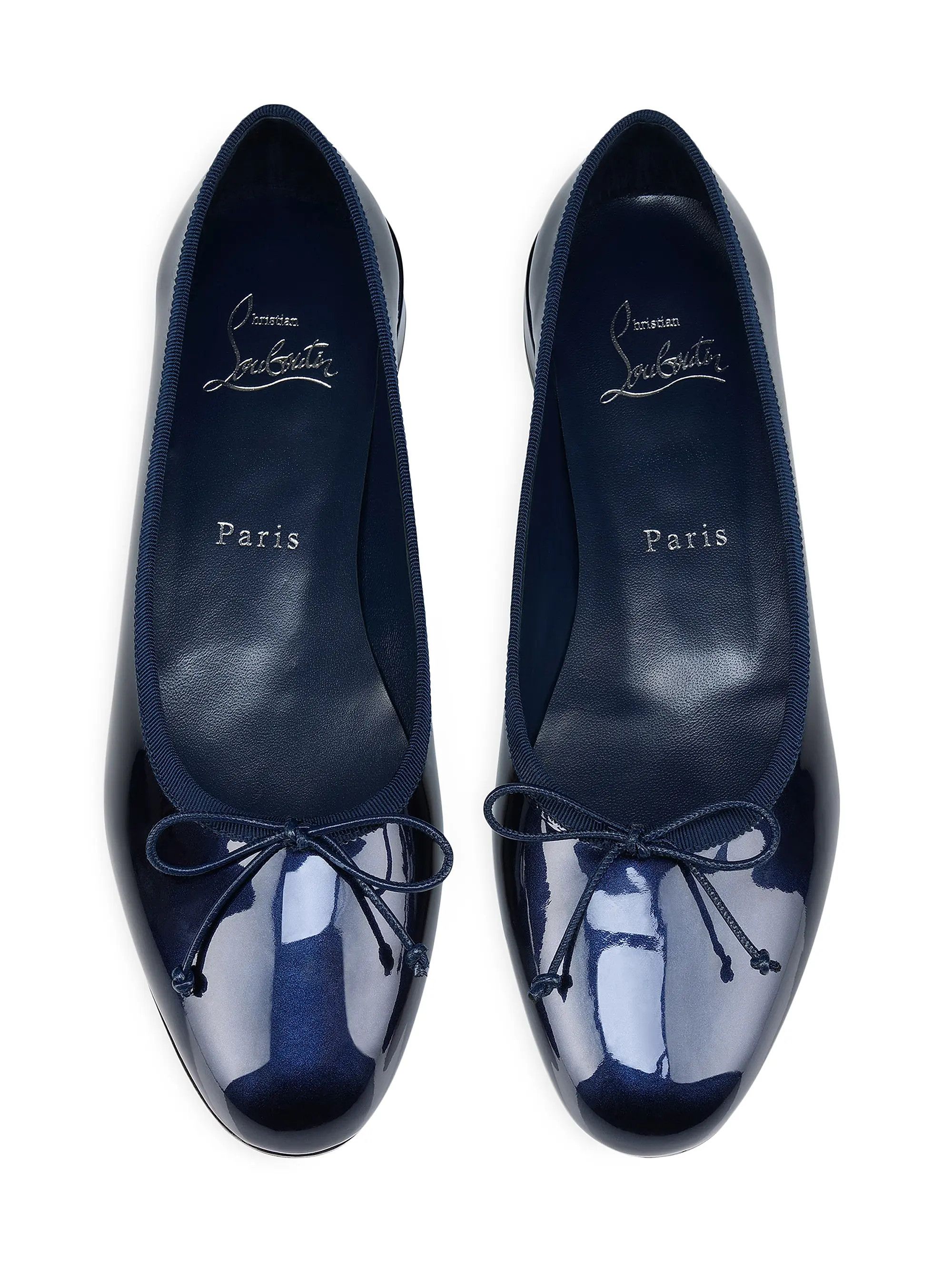 Christian Louboutin os11x0126 Sweetie Jane Flat Ballerinas in Blue Size US 9 / IT 39 - 4 Thumbnail