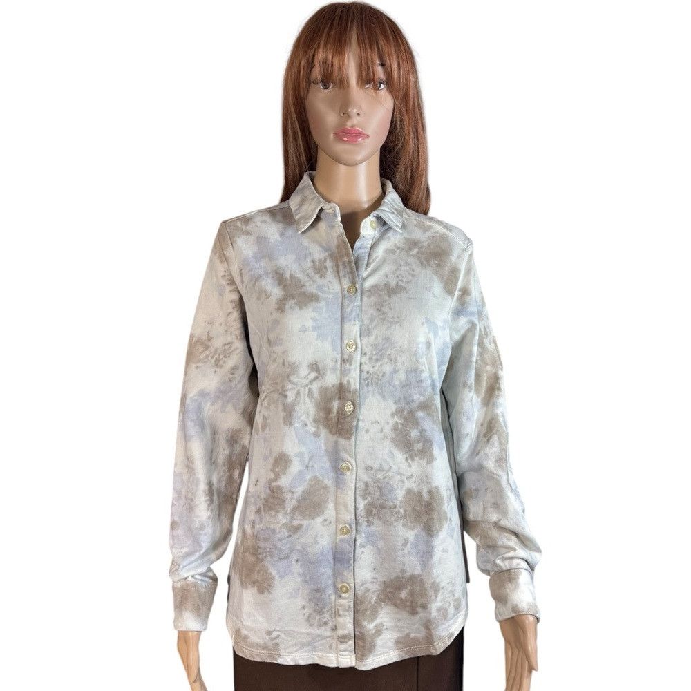 Other NWT New $89 Foxcroft Zoey Vegetable Tie-Dye Shirt Size S Size S / US 4 / IT 40 - 2 Thumbnail