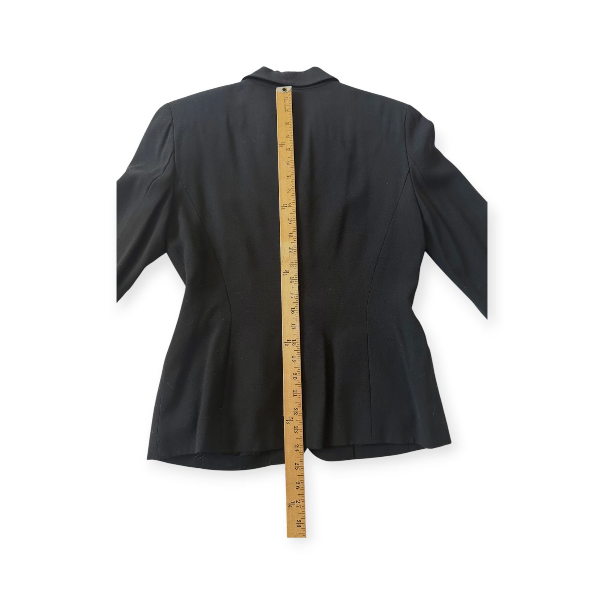 DKNY Vintage DKNY Black Wool Blazer Jacket , size 6, 90s Size M / US 6-8 / IT 42-44 - 15 Thumbnail