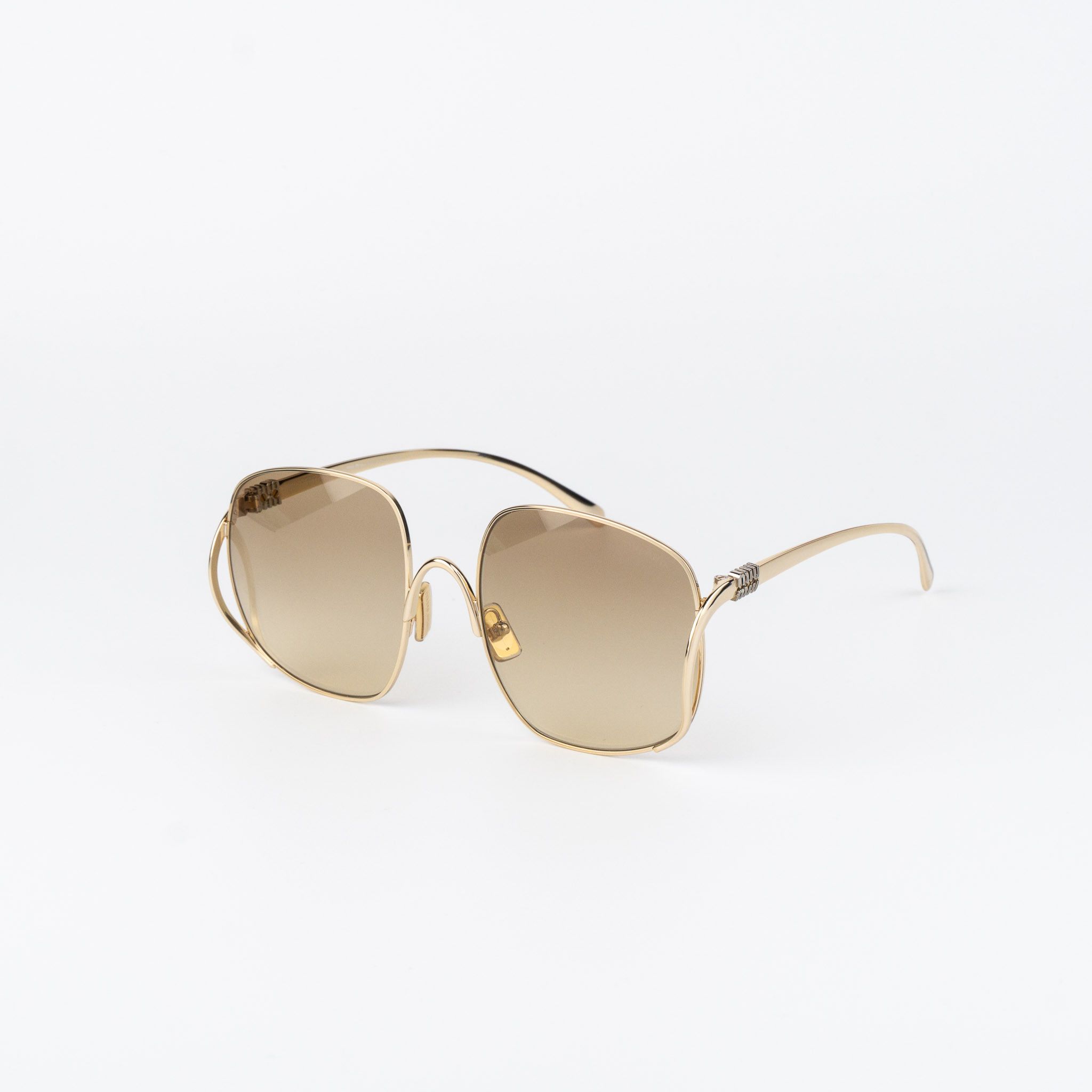 Miu Miu Miu Miu Women Sunglasses Square MUA57S 5AK20S NEW AUTHENTIC Size ONE SIZE - 3 Thumbnail