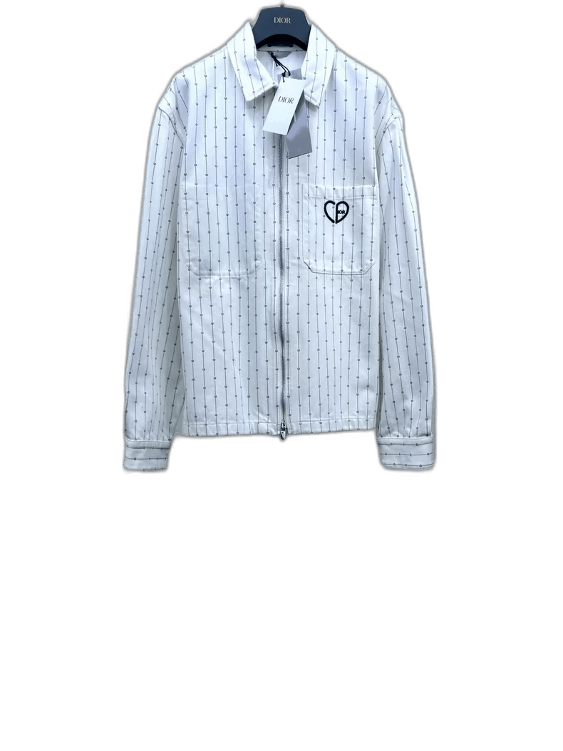 Dior Dior Heart Embroidery Jacket Outerwear Size US L / EU 52-54 / 3 - 1 Thumbnail