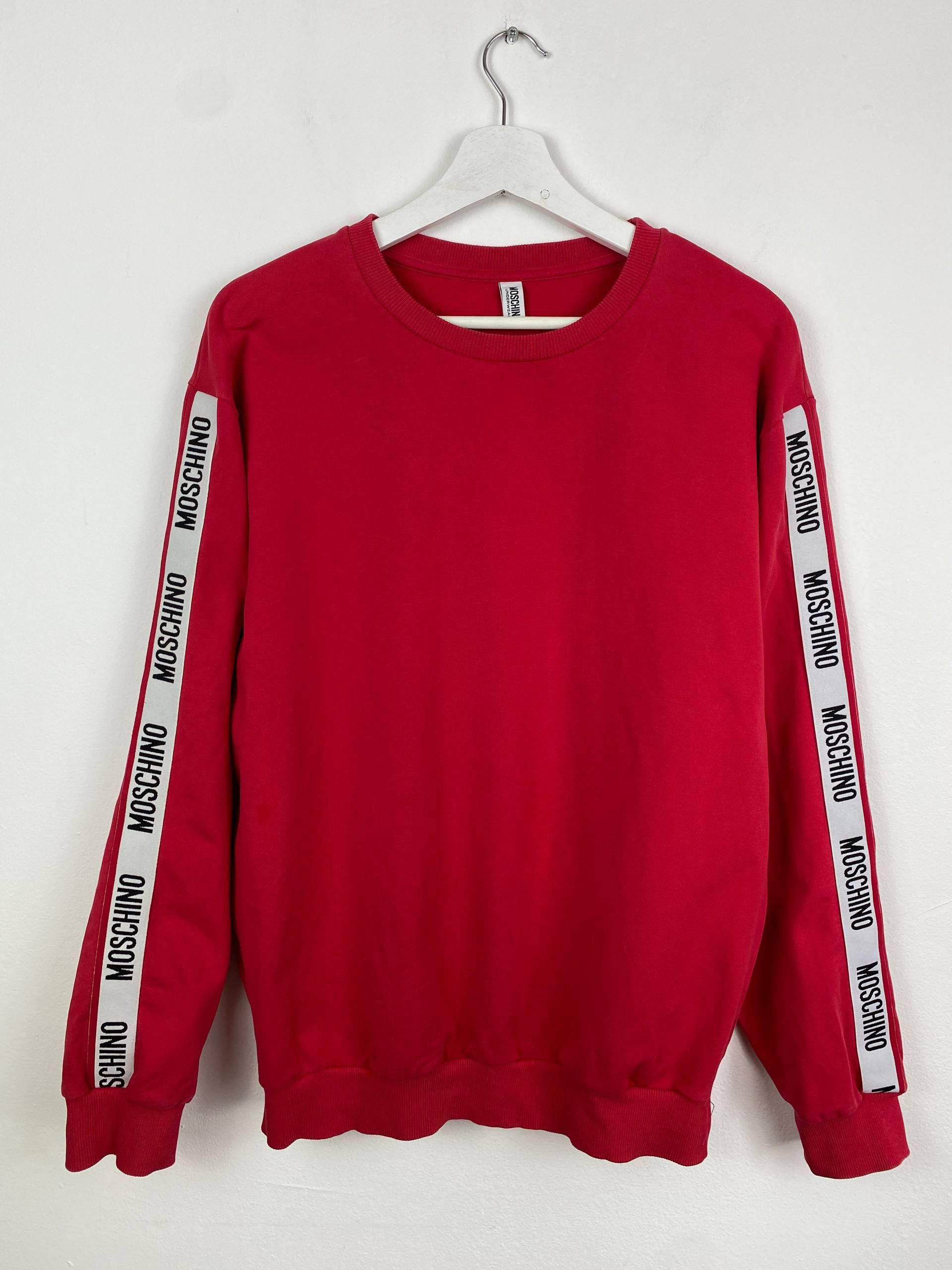 Moschino Moschino Underwear Sweatshirt Logo Tape Old Money Size L Size US L / EU 52-54 / 3 - 1 Thumbnail