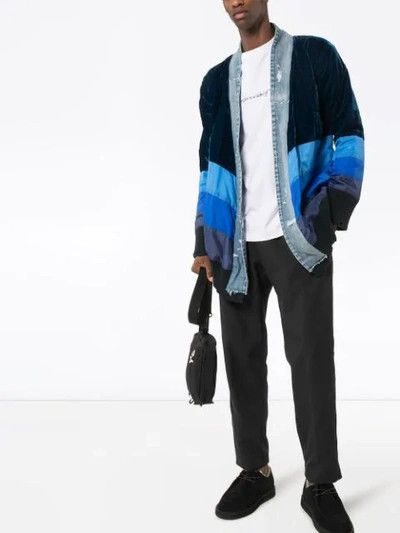 Greg Lauren $2780 Greg Lauren GL19 Velvet Padded Kimono Large Size US L / EU 52-54 / 3 - 3 Thumbnail
