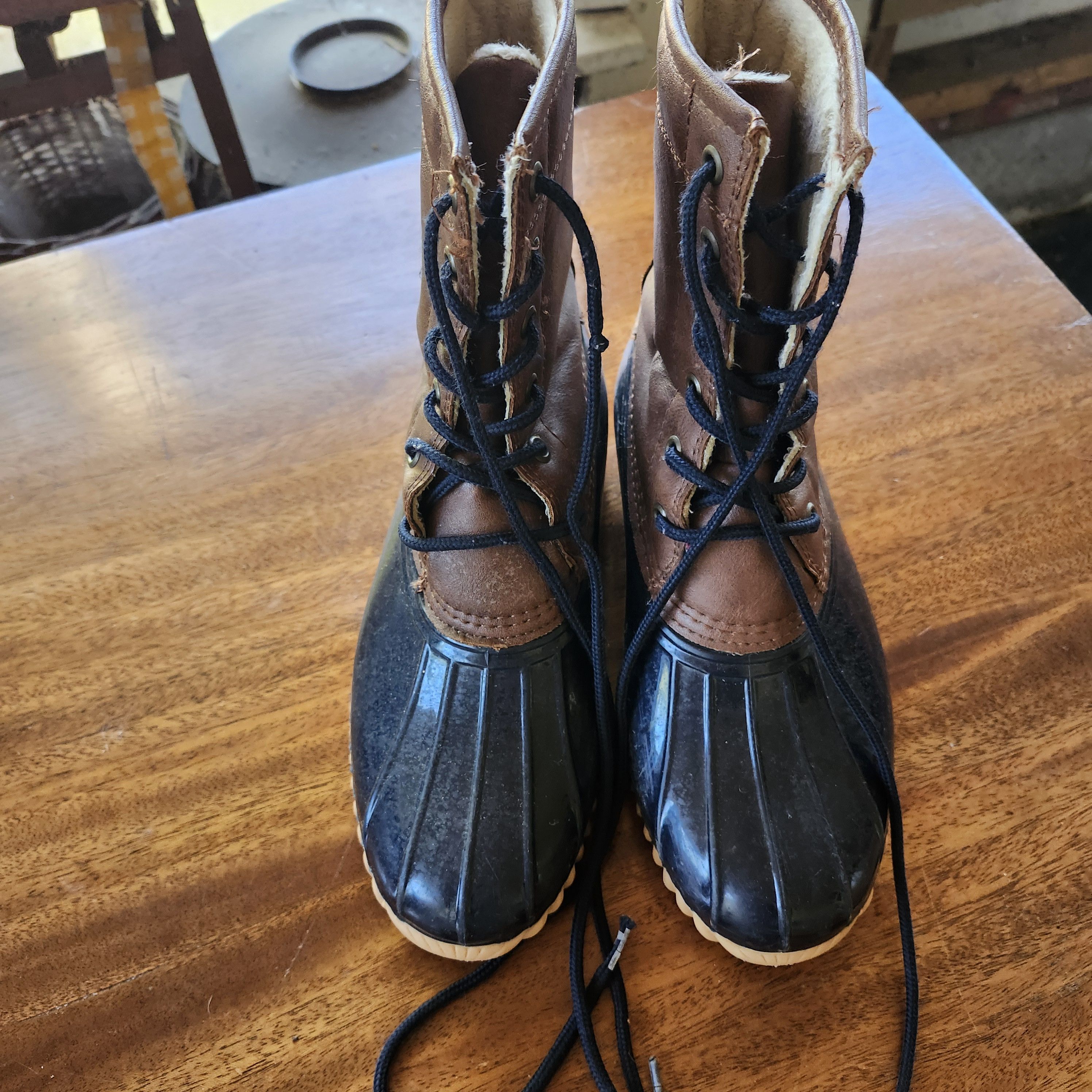 Other Sporto Alice Duck Boot Men 7 / Women 8.5 Blue Faux Fur Size US 8.5 / IT 38.5 - 1 Thumbnail