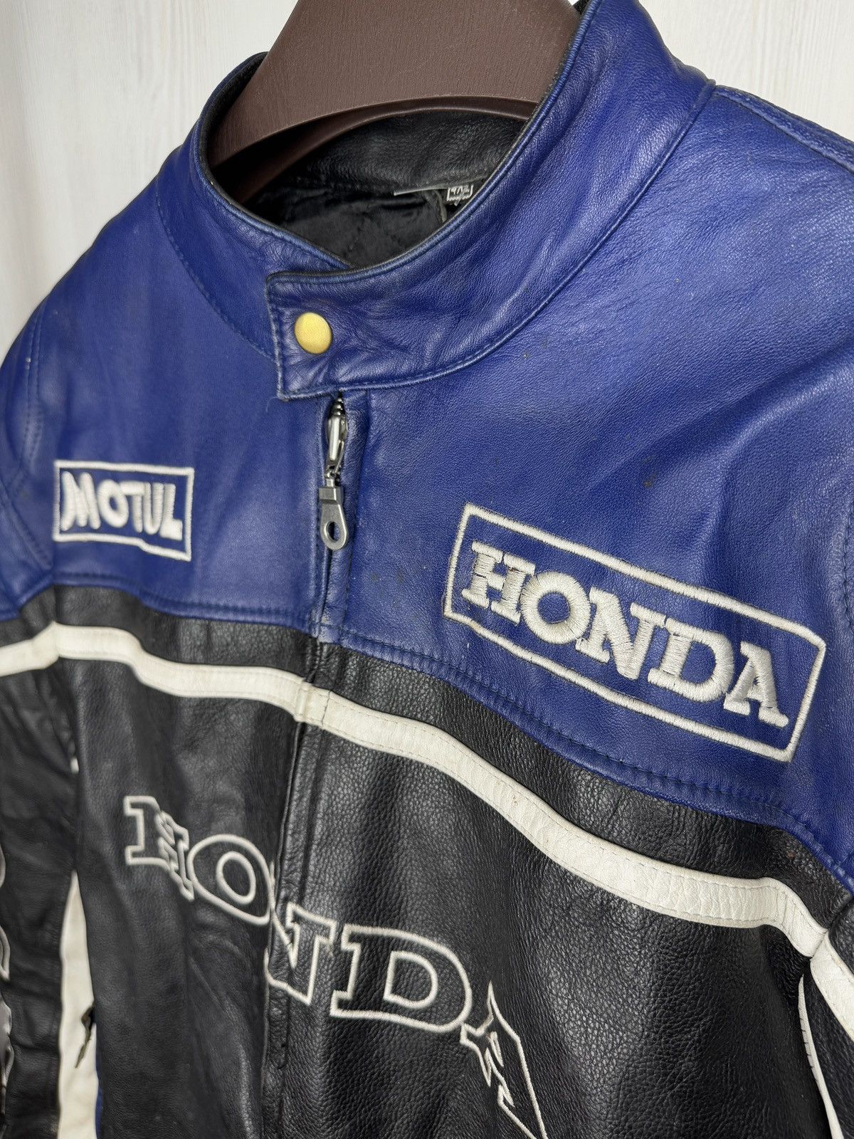 Honda Vintage Honda Repsol Motul Leather Moto Jacket w/ Protection Size US XXL / EU 58 / 5 - 9 Thumbnail
