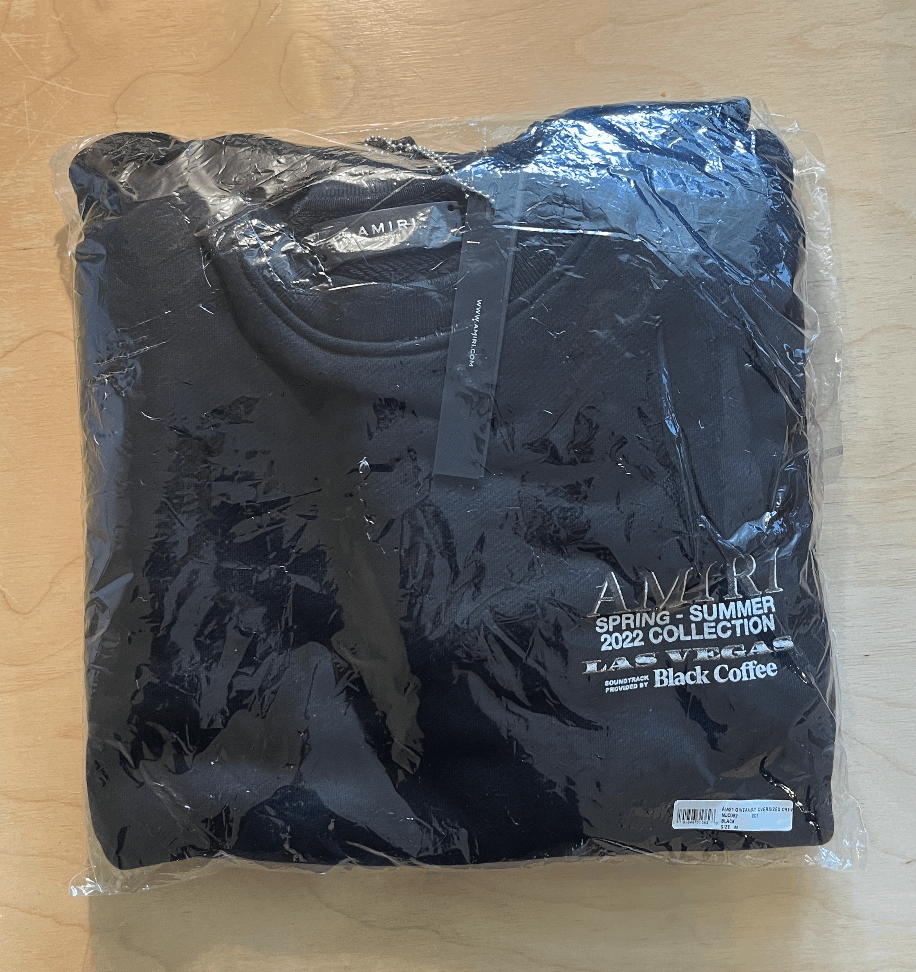 Amiri AMIRI SS22 BLACK COFFEE RUNWAY CREW - INVITE ONLY Size US M / EU 48-50 / 2 - 3 Thumbnail