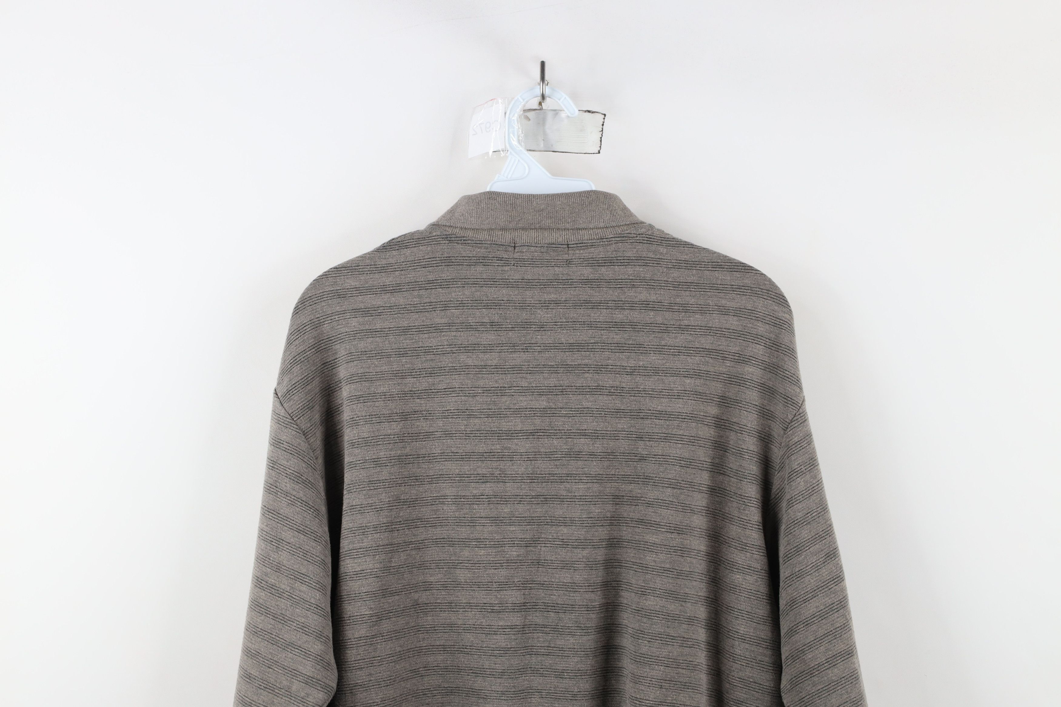 Vintage Vintage 90s Streetwear Striped Knit Long Sleeve Rugby Polo Size US M / EU 48-50 / 2 - 9 Thumbnail