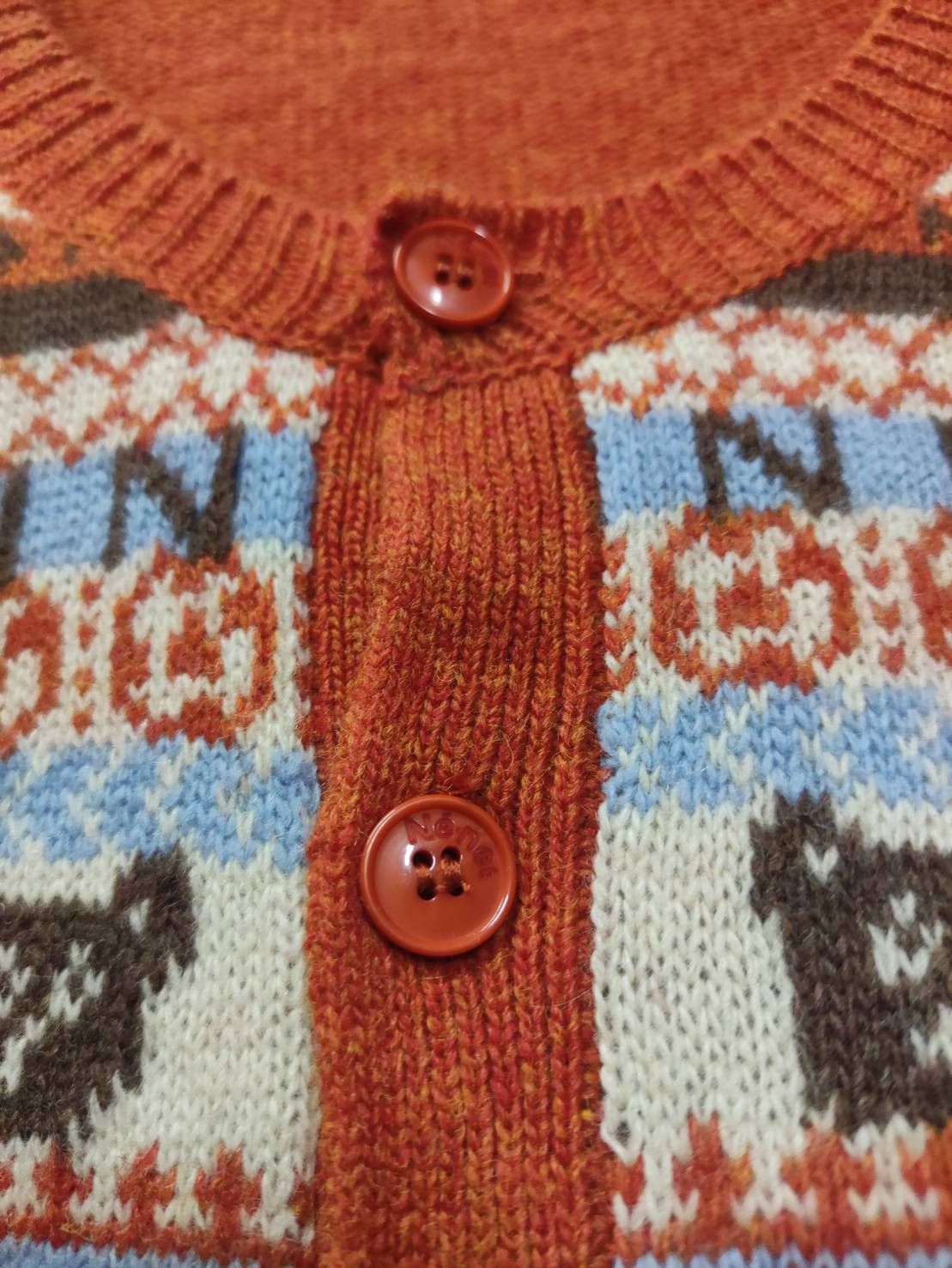 Ne-Net Ne-net Cat Logo Pattern Cardigan Size US M / EU 48-50 / 2 - 3 Thumbnail