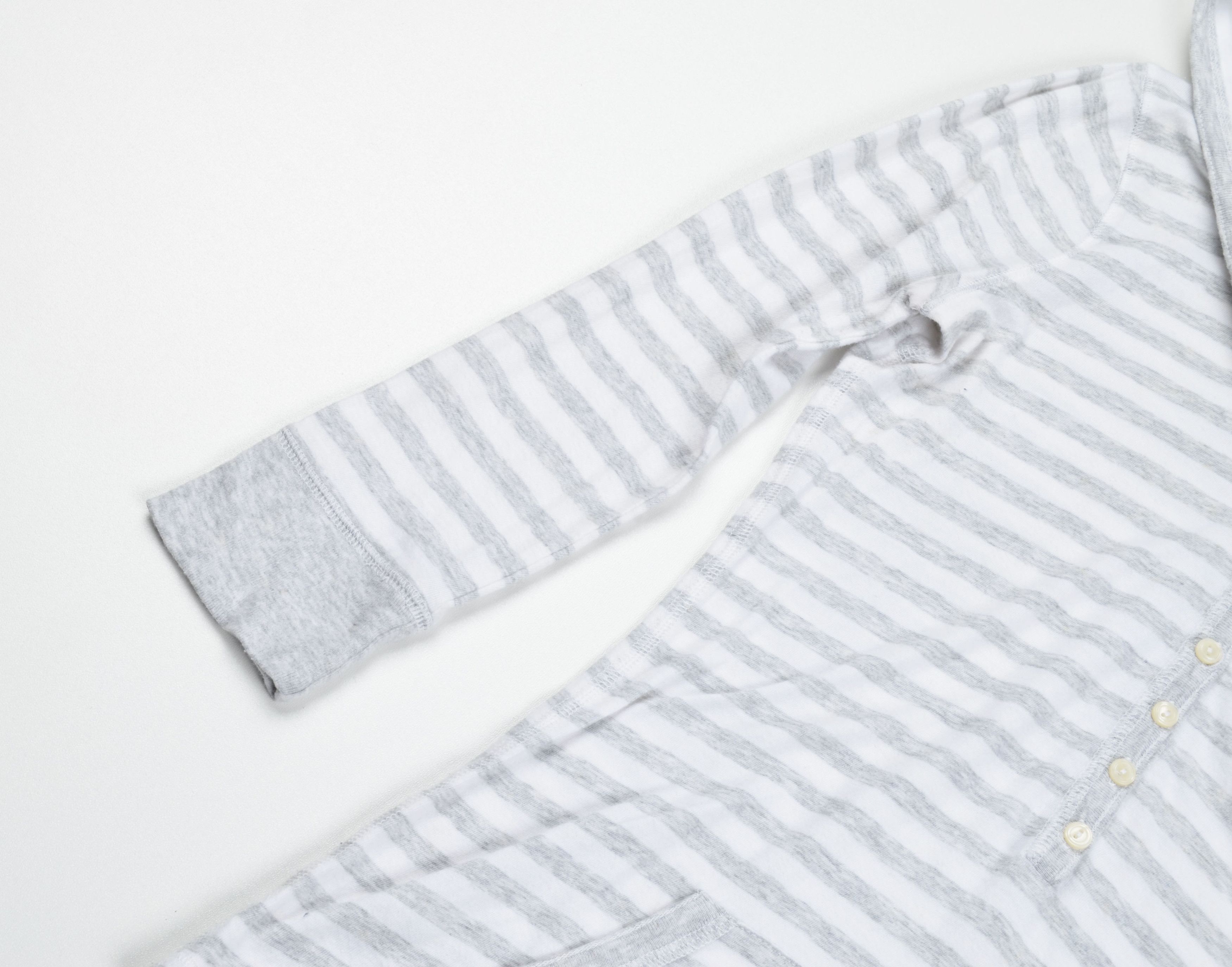 Abercrombie & Fitch Vintage Abercrombie & Fitch Y2K Hooded Striped Baby Doll Top Size XS / US 0-2 / IT 36-38 - 6 Thumbnail