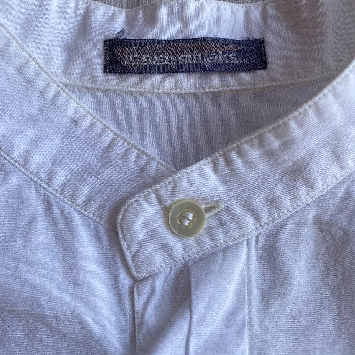 Issey Miyake Men White Shirts