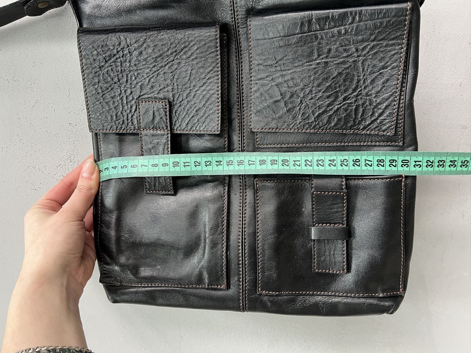 KMRii Kmrii style leather Multipocket shoulder bag y2k hype Size ONE SIZE - 10 Thumbnail