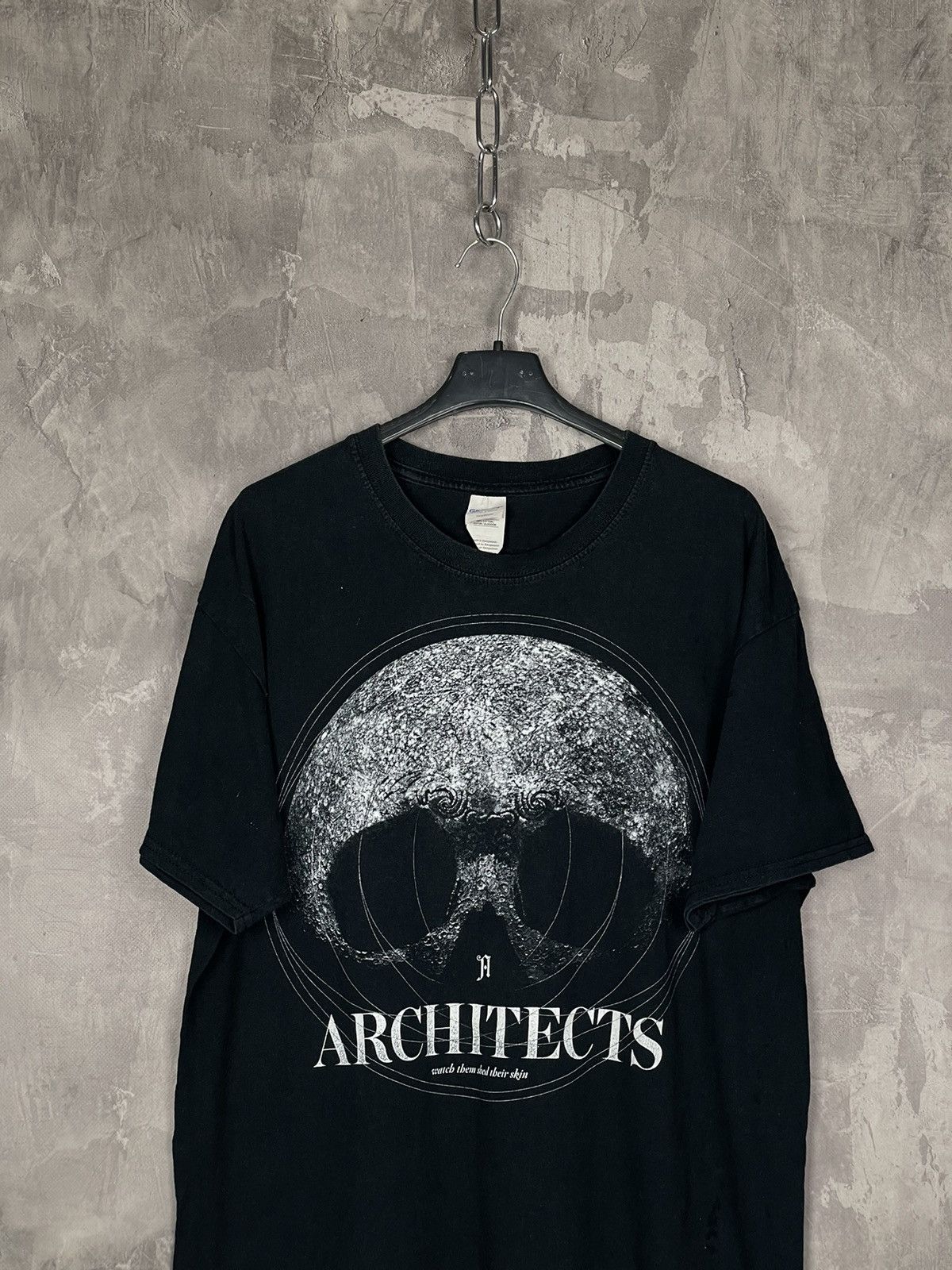 Band Tees × Vintage Vintage Y2K Architecs Skulls Dead Face Horror Tee Streetwear Size US L / EU 52-54 / 3 - 2 Thumbnail