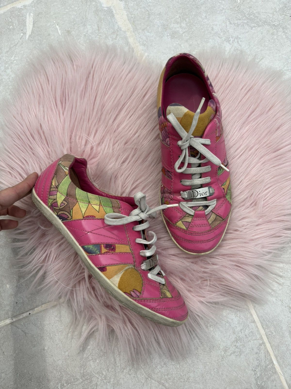 Dior y2k floral Dior shoes Size US 6.5 / IT 36.5 - 3 Thumbnail