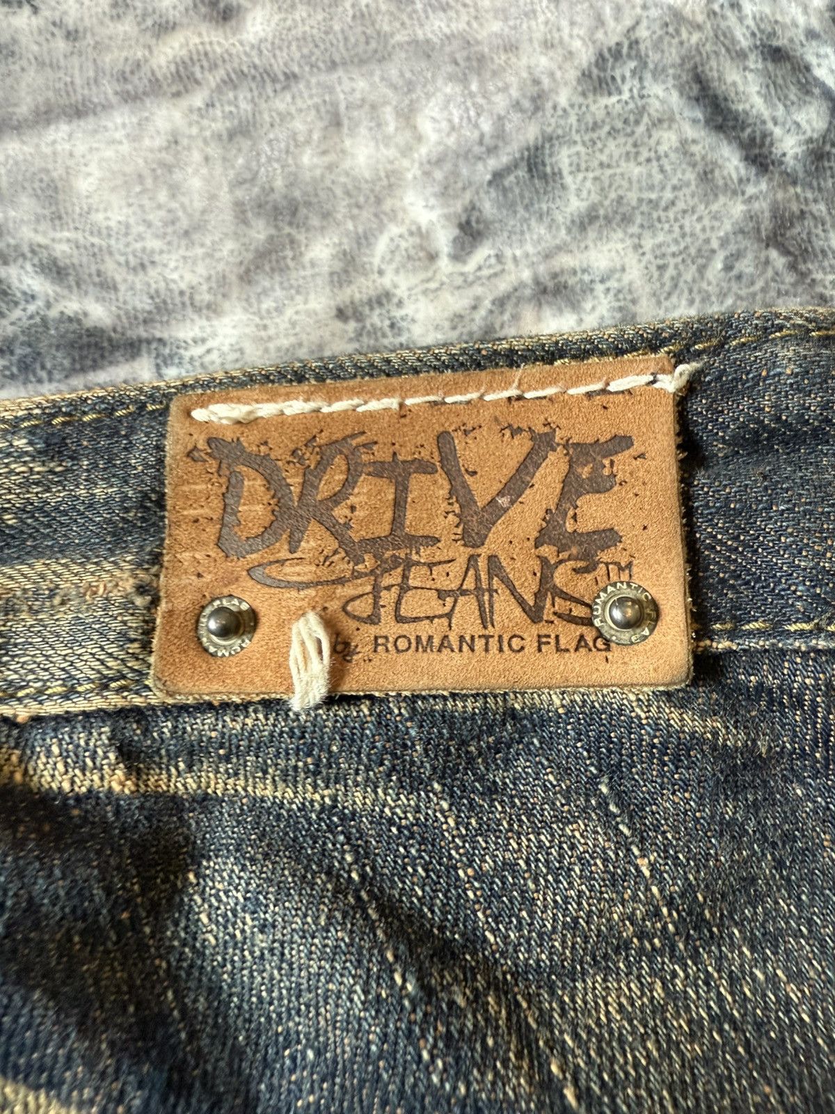 GOSTAR DE FUGA × Hysteric Glamour × Japanese Brand Drive Jeans Japan Mud Wash Low Rise Flared Jeans Size US 26 / EU 42 - 21 Thumbnail