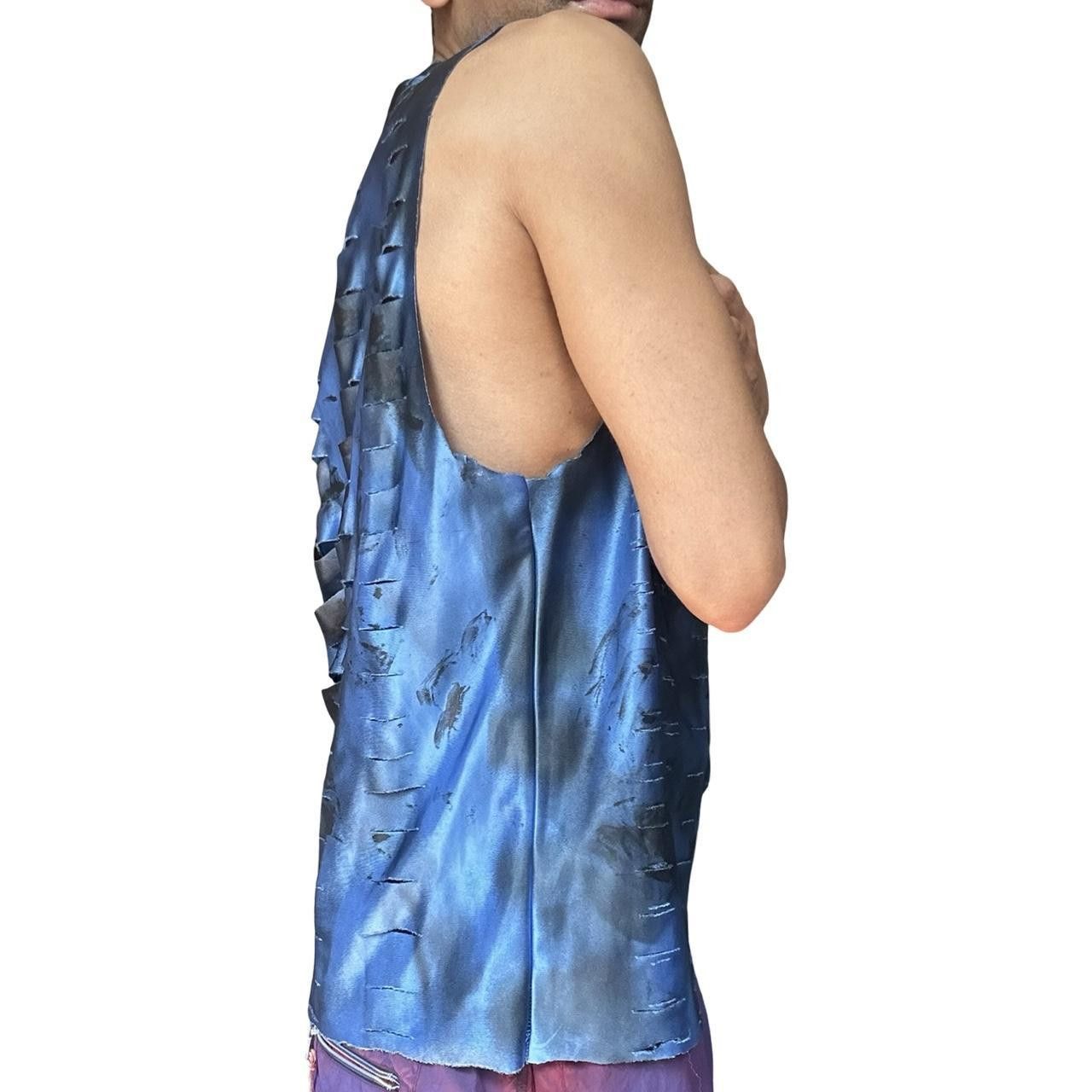 Starter ASTROBOI* x Starter Black + Blue Grunge Tank - MEDIUM Size US M / EU 48-50 / 2 - 6 Thumbnail