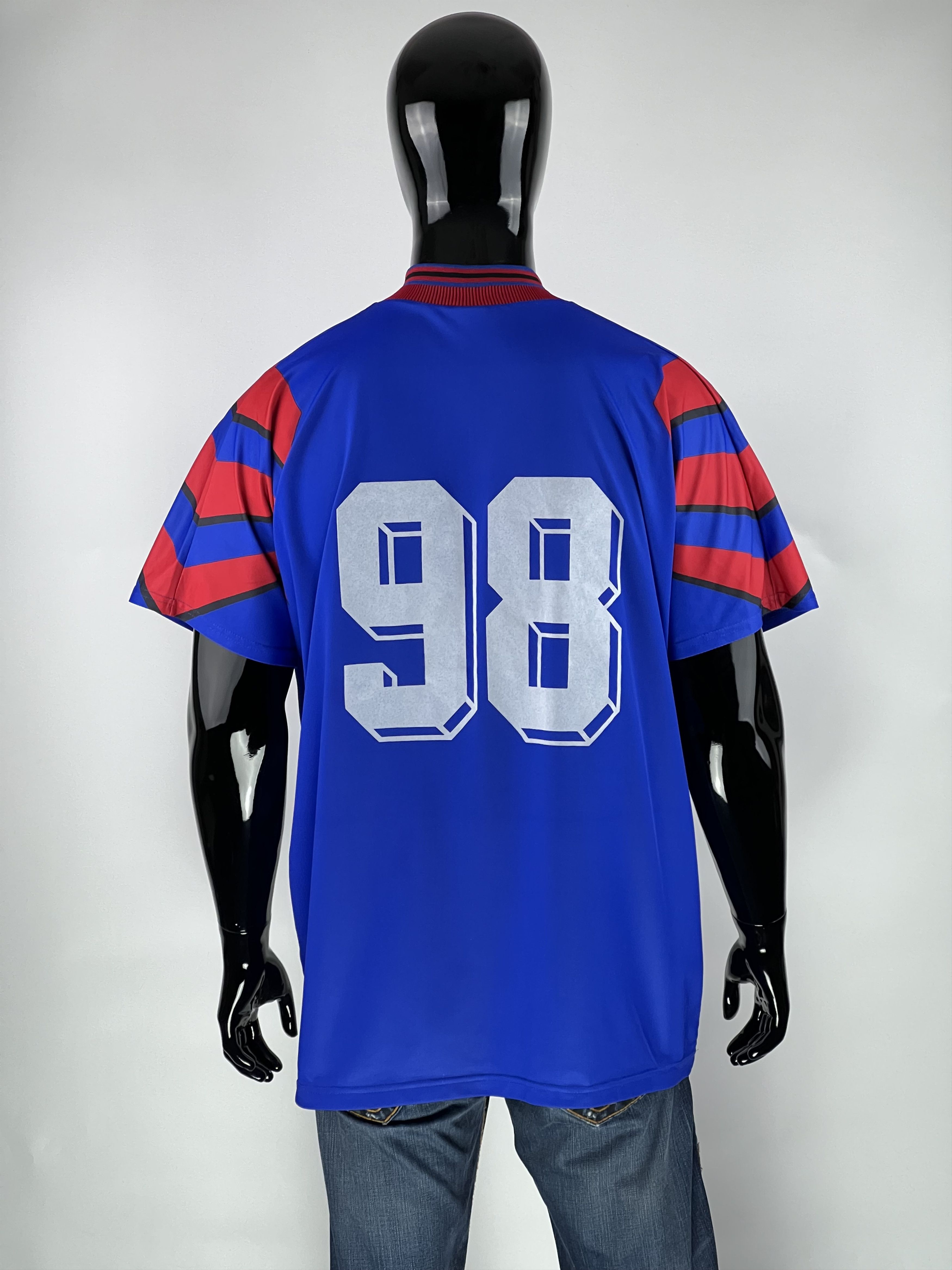 Adidas Adidas Vintage France 98 Soccer Jersey Size XL Size US XL / EU 56 / 4 - 2 Thumbnail