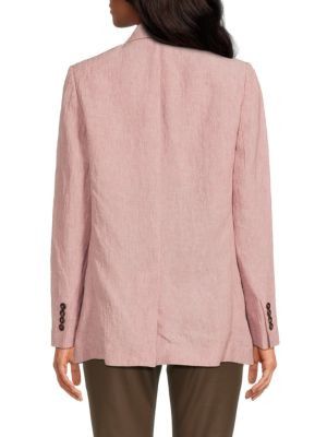 Brunello Cucinelli o1y0725 Blazer in Antique Rose Size M / US 6-8 / IT 42-44 - 2 Thumbnail