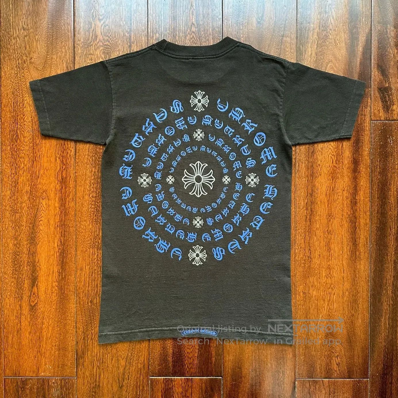 Vintage Vintage Chrome Hearts 90s Black Cross Tee. Size US M / EU 48-50 / 2 - 2 Thumbnail