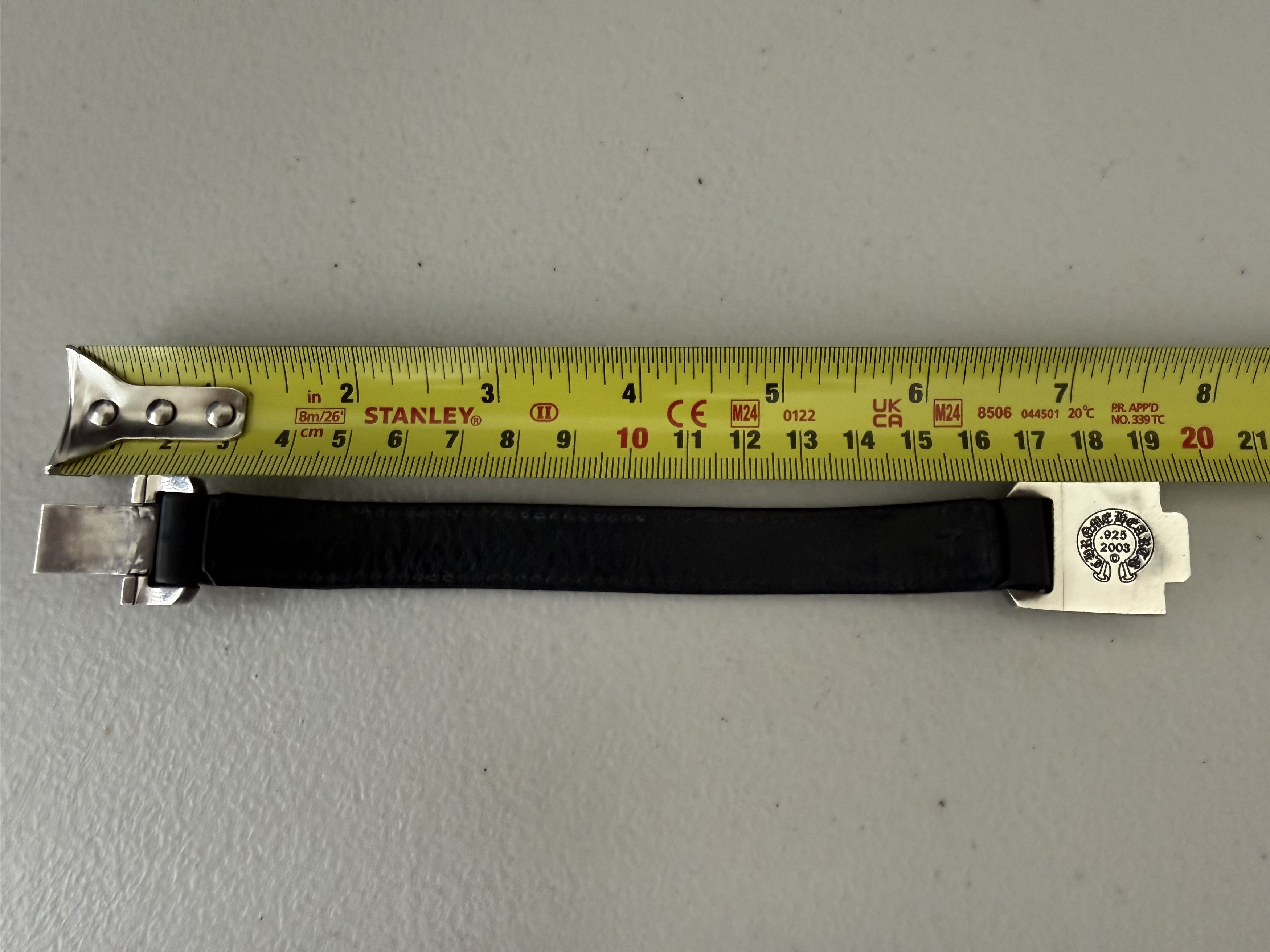 Chrome Hearts Chrome Hearts Floral Harness Clasp Leather Bracelet Size ONE SIZE - 6 Thumbnail
