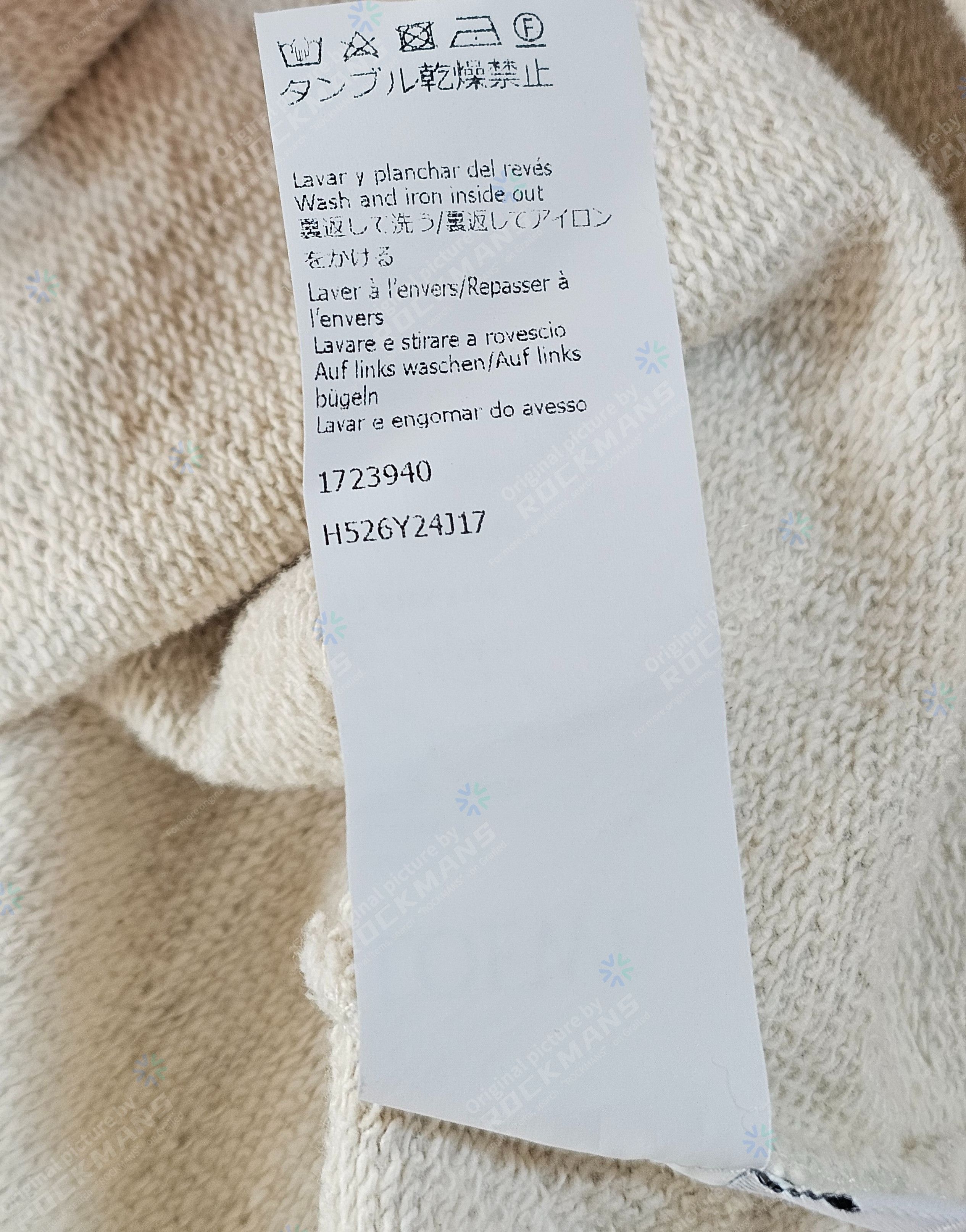 Loewe Loewe Light Grey Embroidered Logo Sweatshirt Size L Size US L / EU 52-54 / 3 - 7 Thumbnail