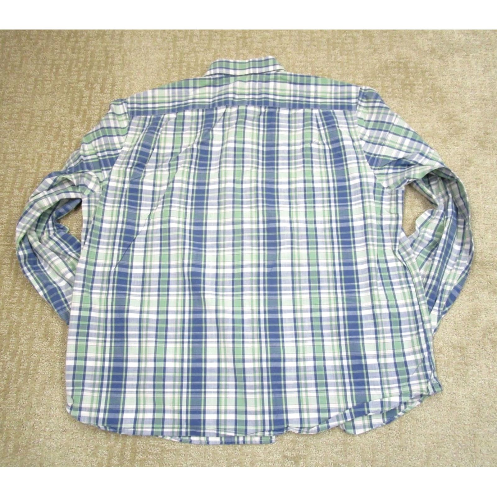 Vineyard Vines Vineyard Vines Shirt Men XL Blue Plaid Long Sleeve Button-Up Collared Casual Targeted Keywords: Collegiate Whale Size US XL / EU 56 / 4 - 3 Thumbnail