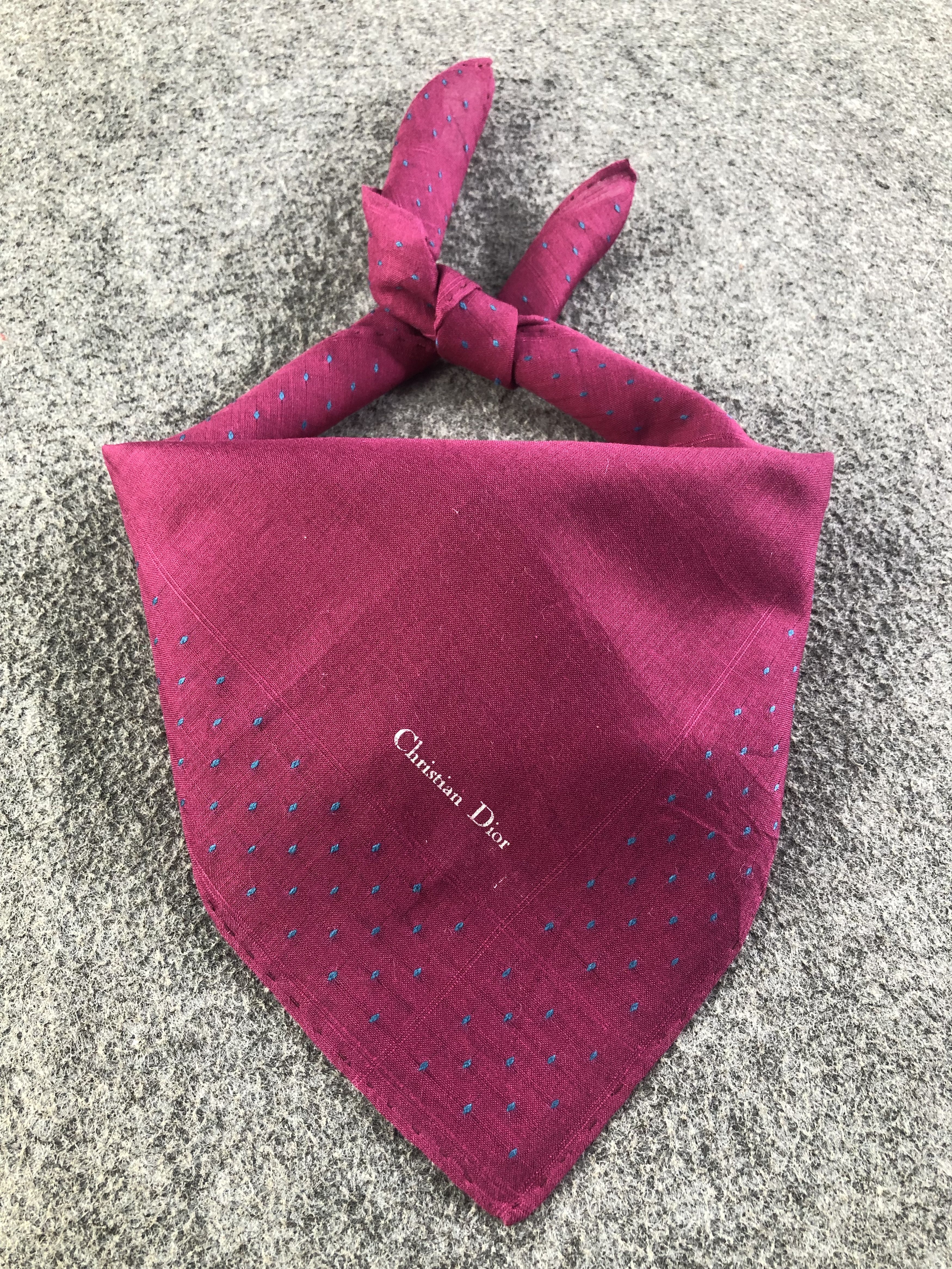 Vintage Christian Dior Handkerchief / Bandana / Neckerchief Size ONE SIZE - 2 Thumbnail