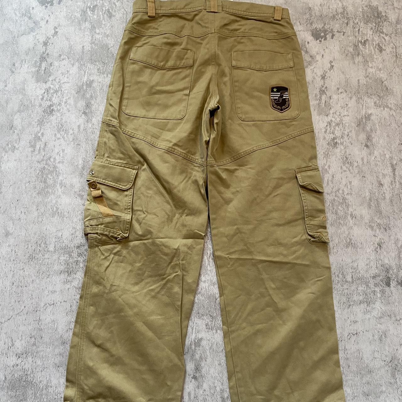 Adidas Tan Adidas cargo Casual Vintage y2k Baggy army utility Size US 28 / EU 44 - 1 Thumbnail