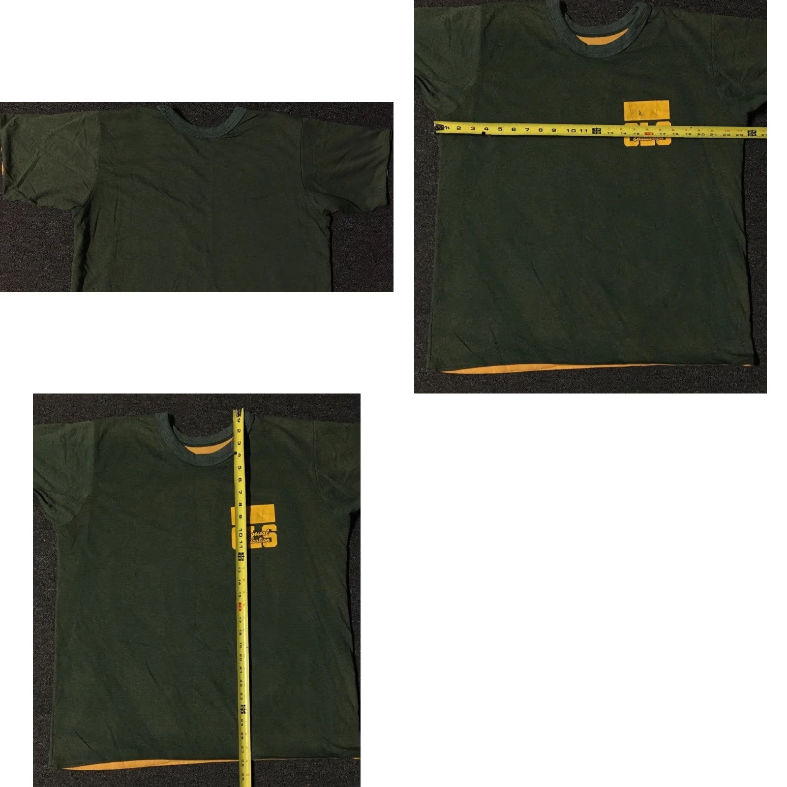 Vintage Vtg 70s 80s Christ Lutheran School Physical Education Shirt L XL USA Track & Field Baseball Basketball Football Gym Reversible Mens Green/Yellow Shirt Size US L / EU 52-54 / 3 - 8 Thumbnail