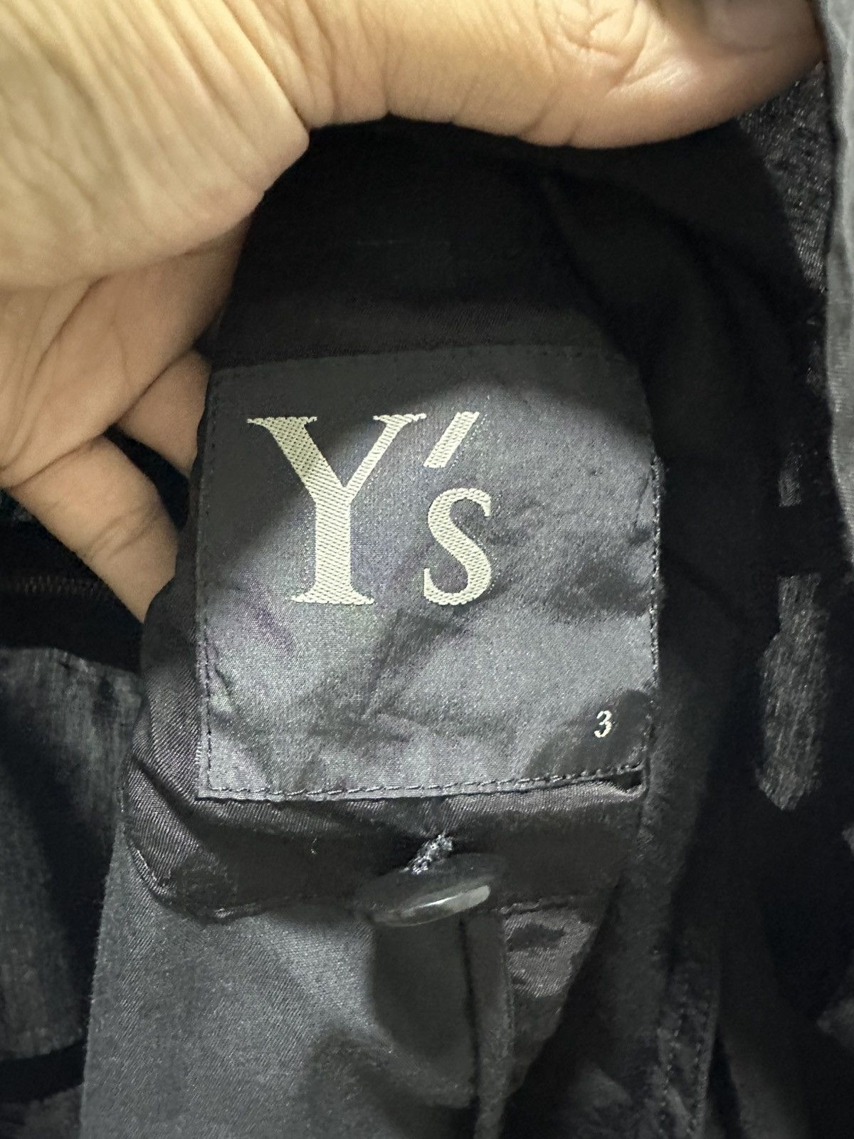 Y's × Yohji Yamamoto Y’s Yohji Yamamoto black double breasted vest with open back Size L / US 10 / IT 46 - 8 Thumbnail