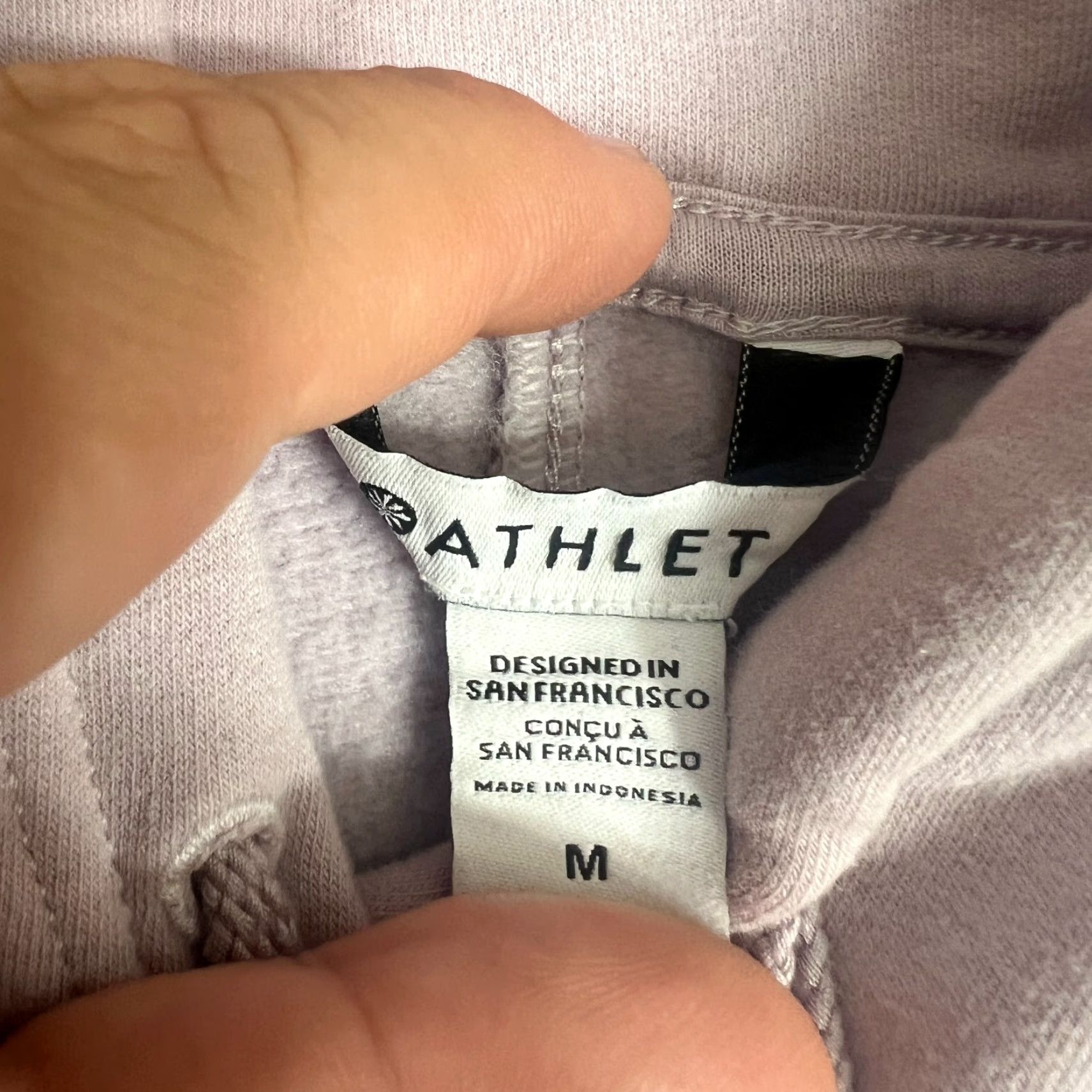 Athleta ATHLETA Hoodie Womens M Fleece Retroplush Pullover Buff Purple 982369-02 Size M / US 6-8 / IT 42-44 - 4 Thumbnail