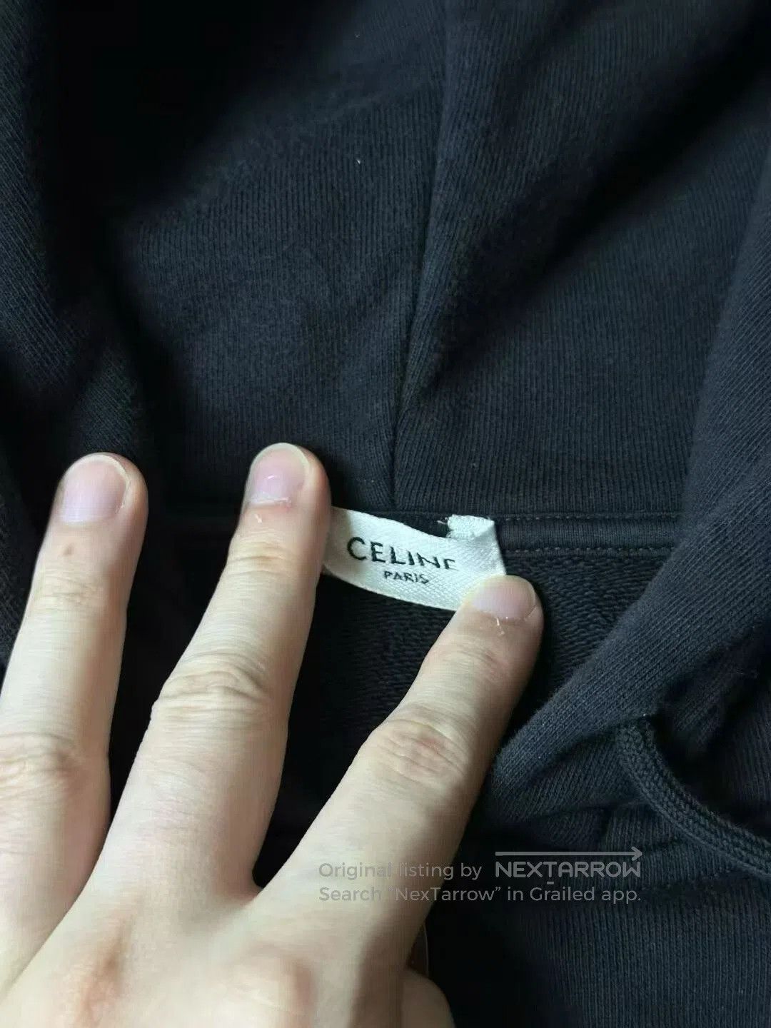 Celine Celine Letter Logo Zip Hoodie. Size S / US 4 / IT 40 - 3 Thumbnail