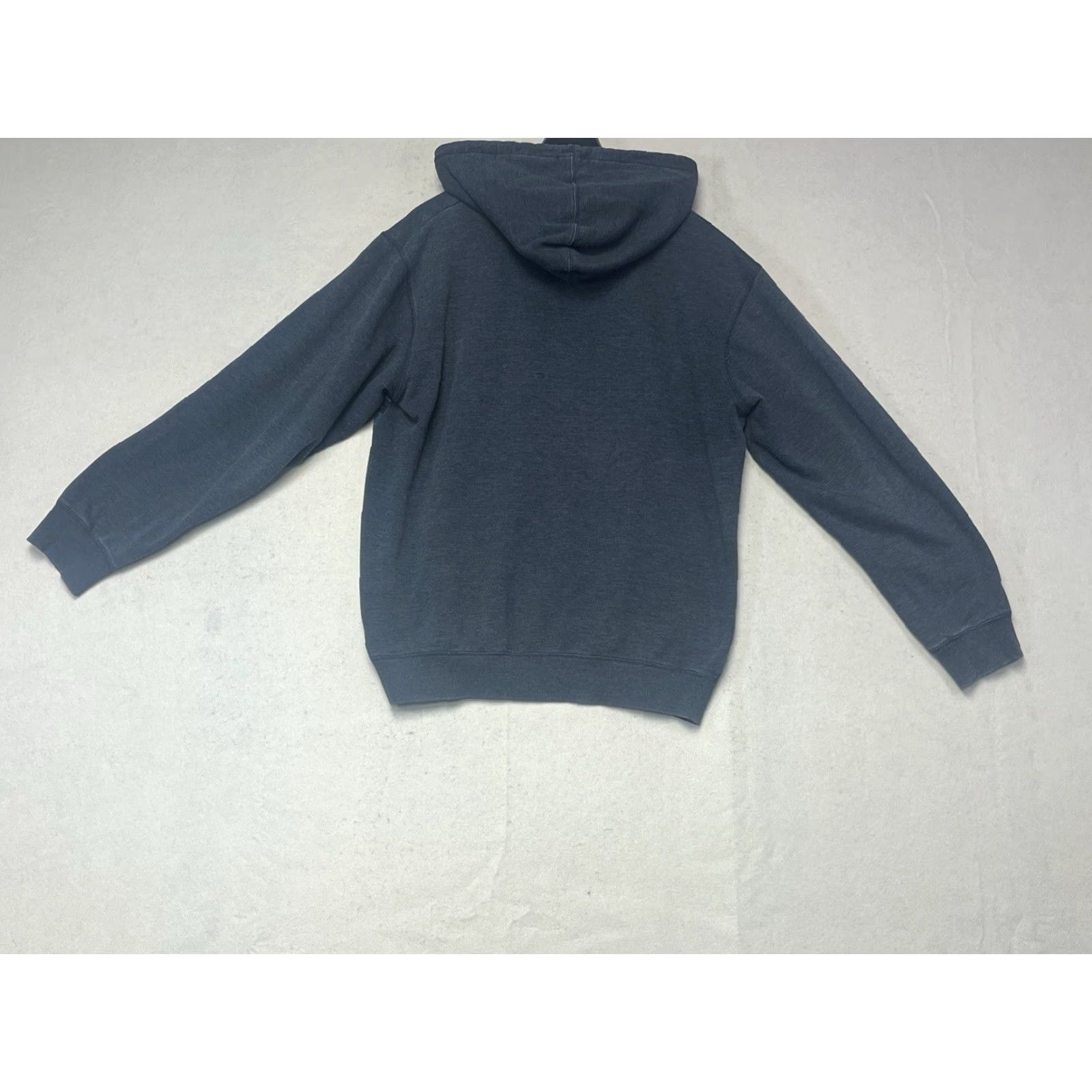 Vans VANS Off The Wall Sweatshirt Hoodie Men L Long Sleeve Front Pocket Logo Solid Blue Mens Regular Size L Size US L / EU 52-54 / 3 - 2 Thumbnail