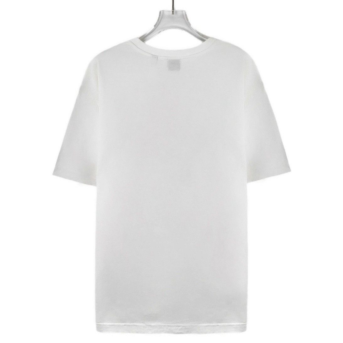 Burberry Burberry White TB Logo Cotton Crew Neck T-Shirt K26WX Size US S / EU 44-46 / 1 - 2 Thumbnail