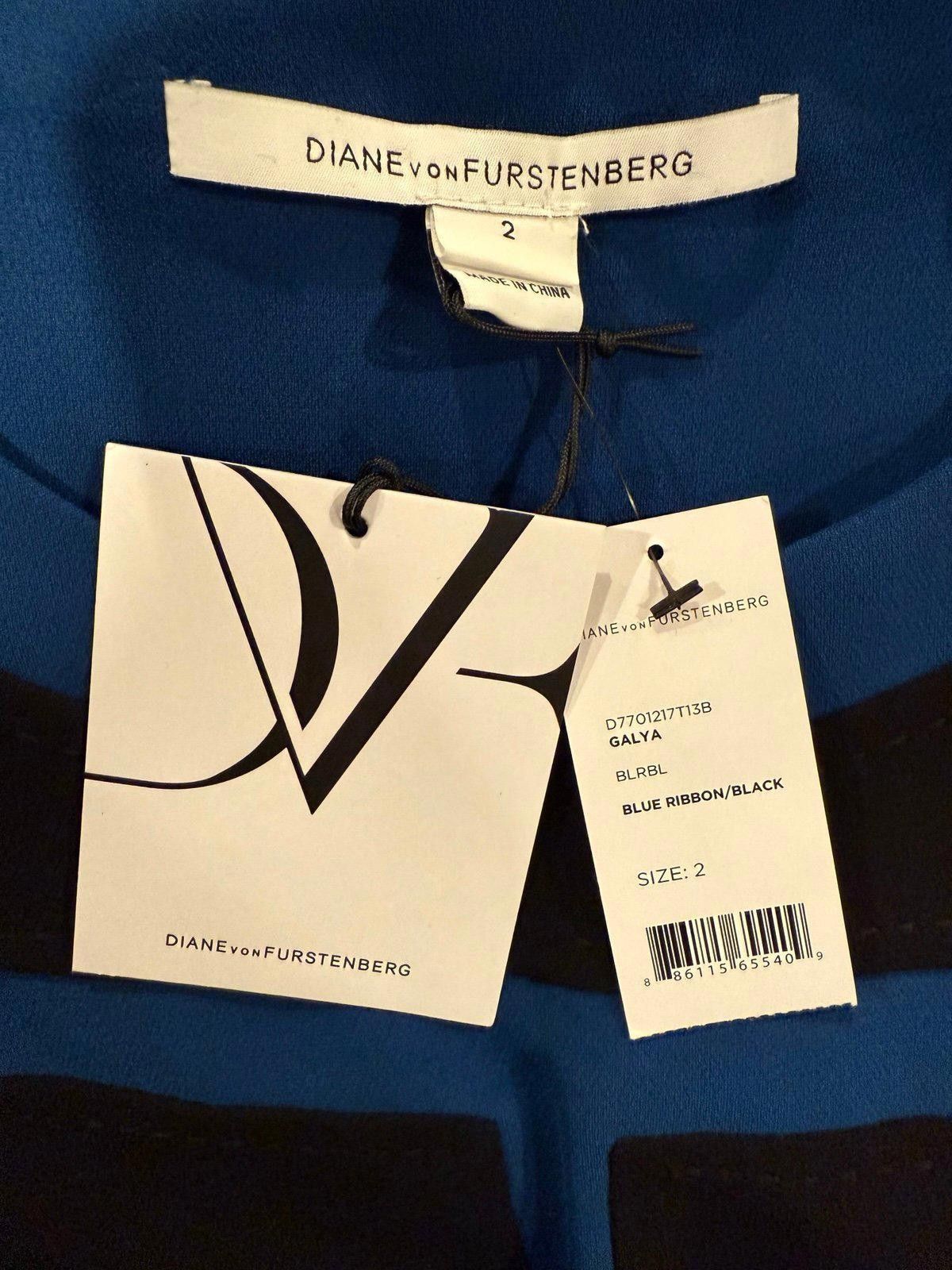 Diane von Furstenberg NWT Galya Sheath Dress Size XS / US 0-2 / IT 36-38 - 6 Thumbnail